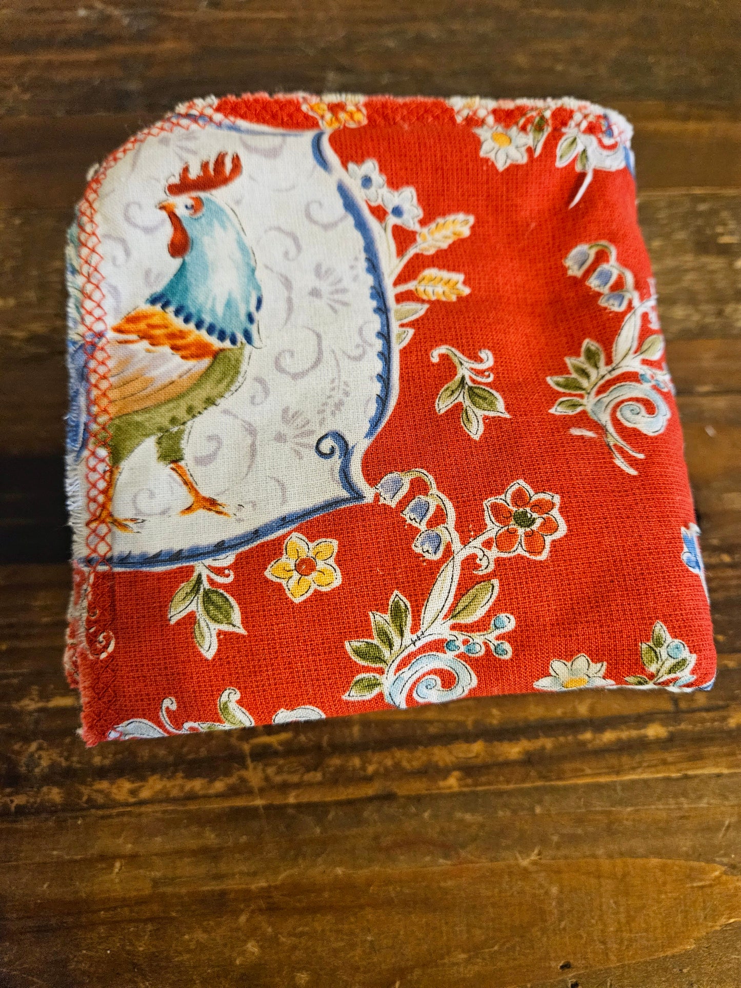Zero Waste Rooster Hand Towels