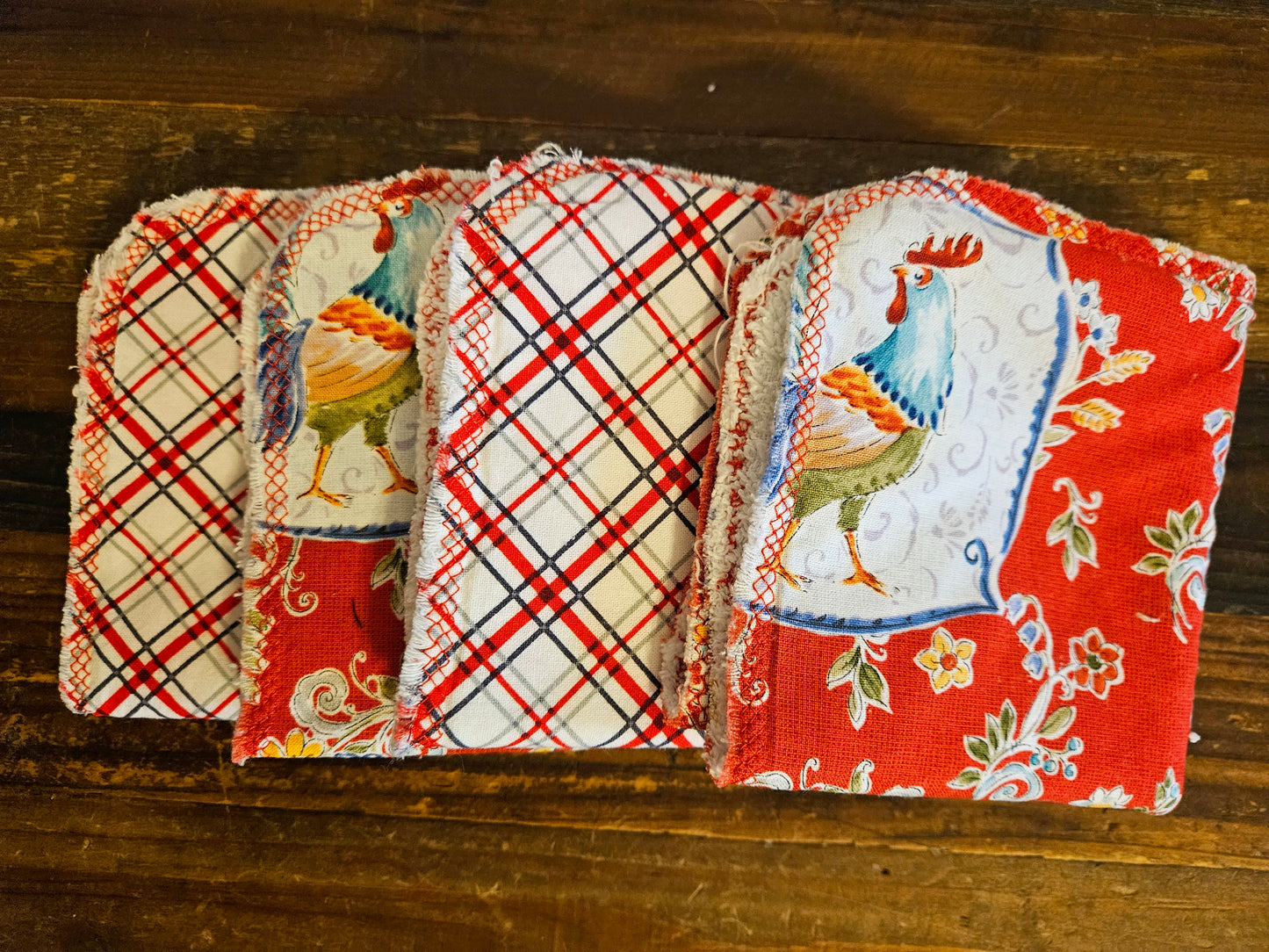 Zero Waste Rooster Hand Towels