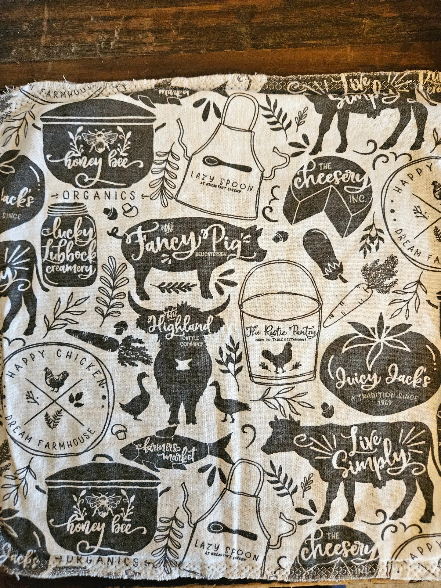 Zero Waste Grey Farmhouse Hand Towels