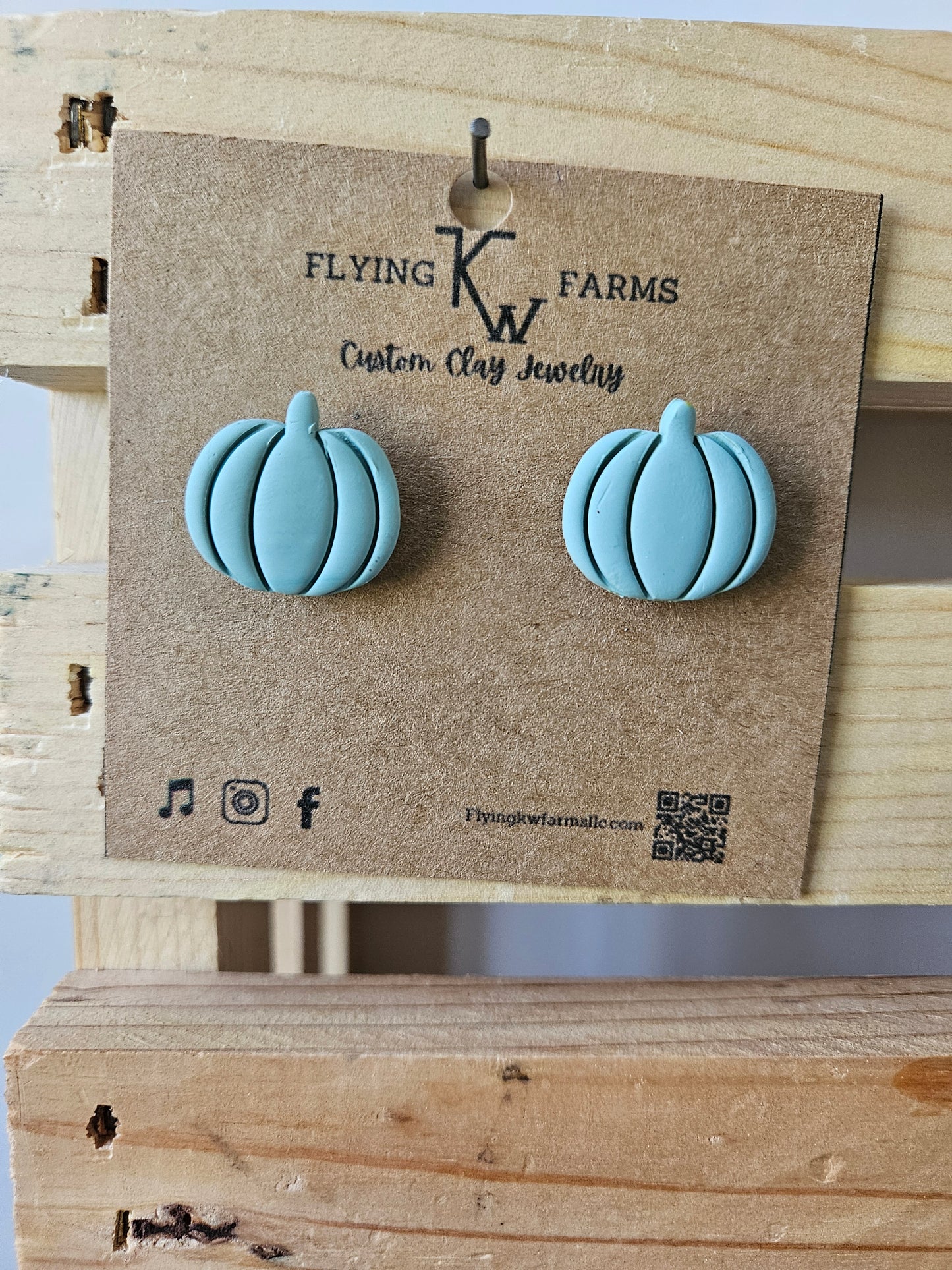 Fall Clay Earrings