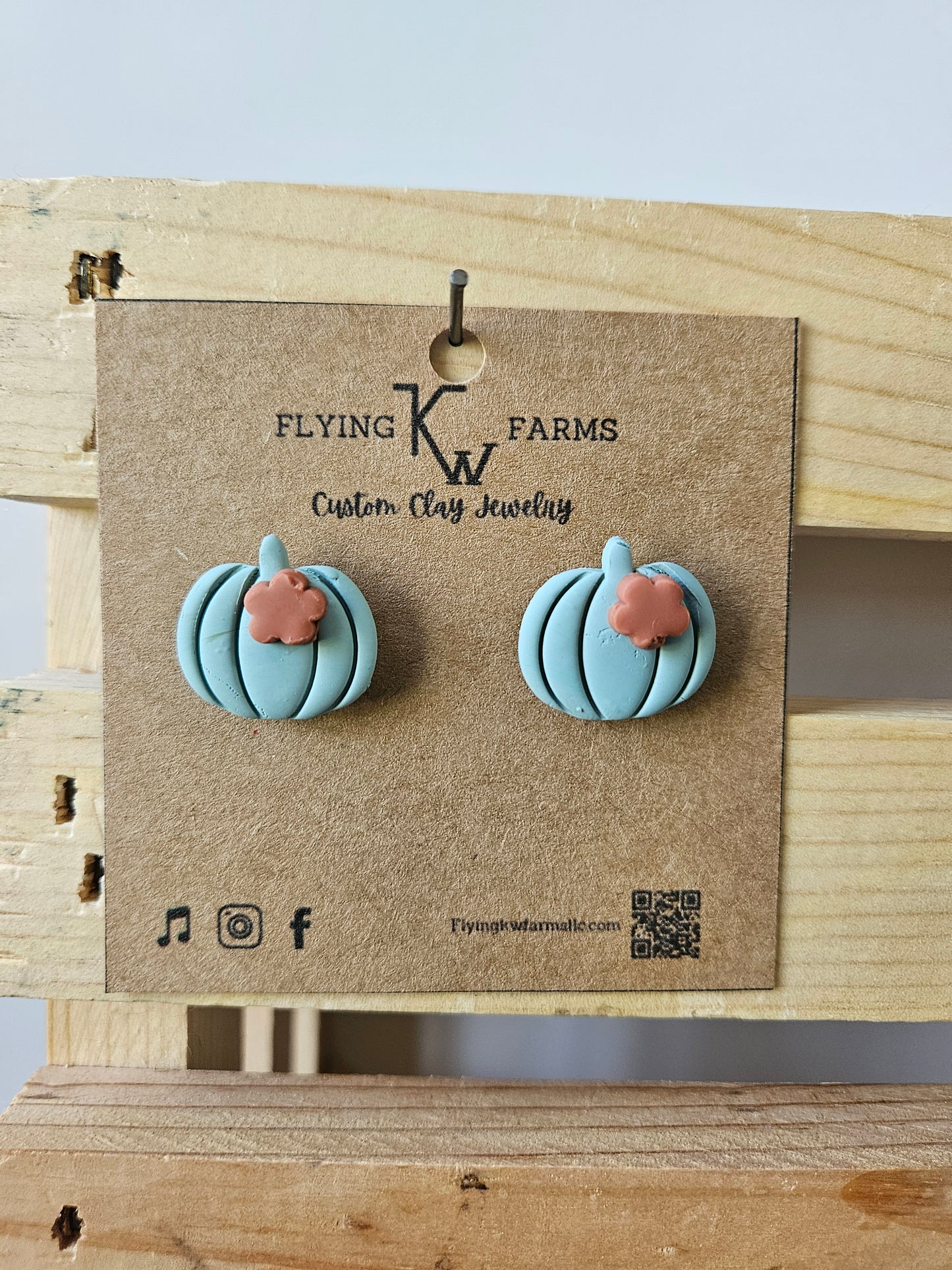 Fall Clay Earrings