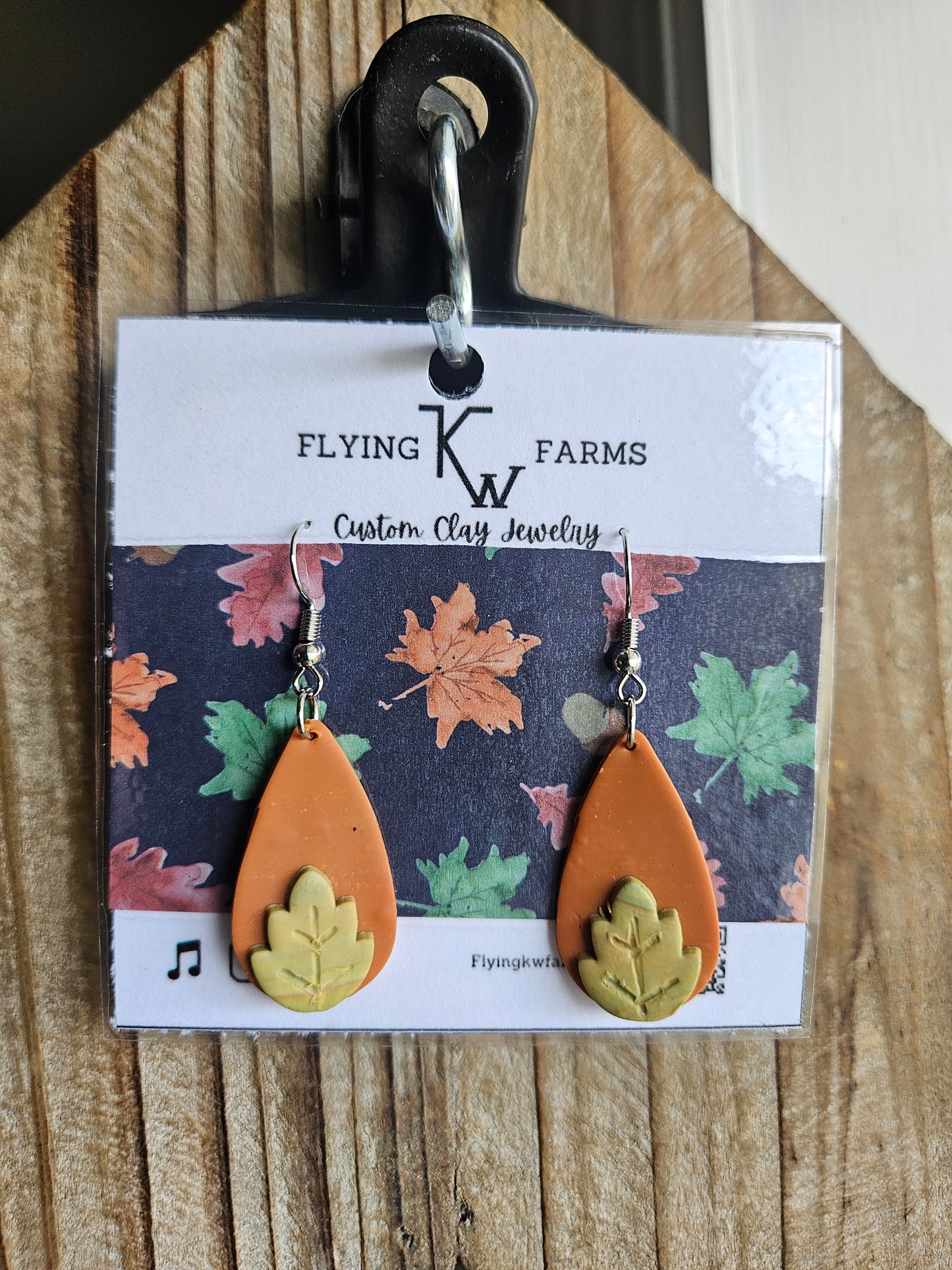 Fall Clay Earrings