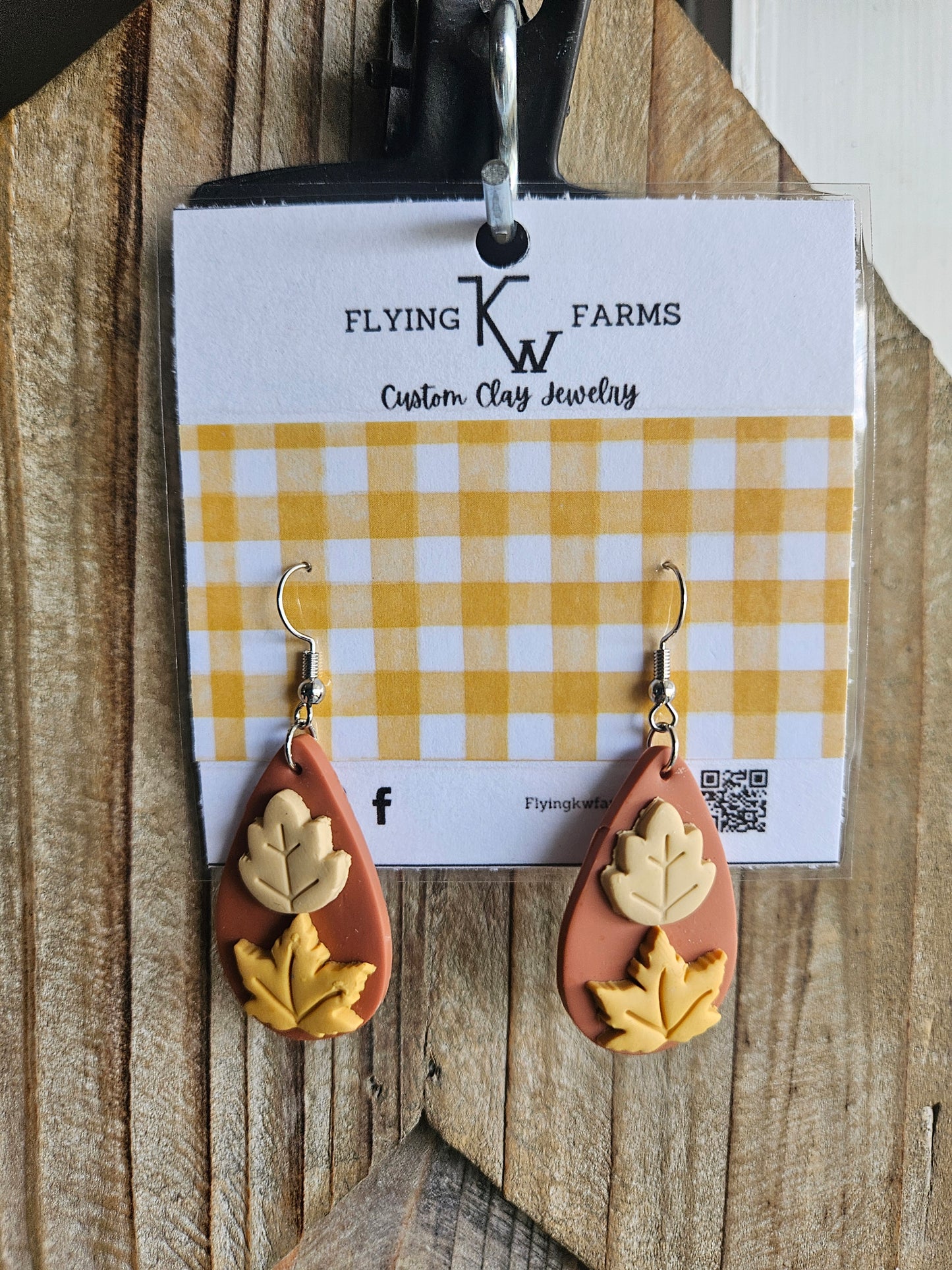 Fall Clay Earrings