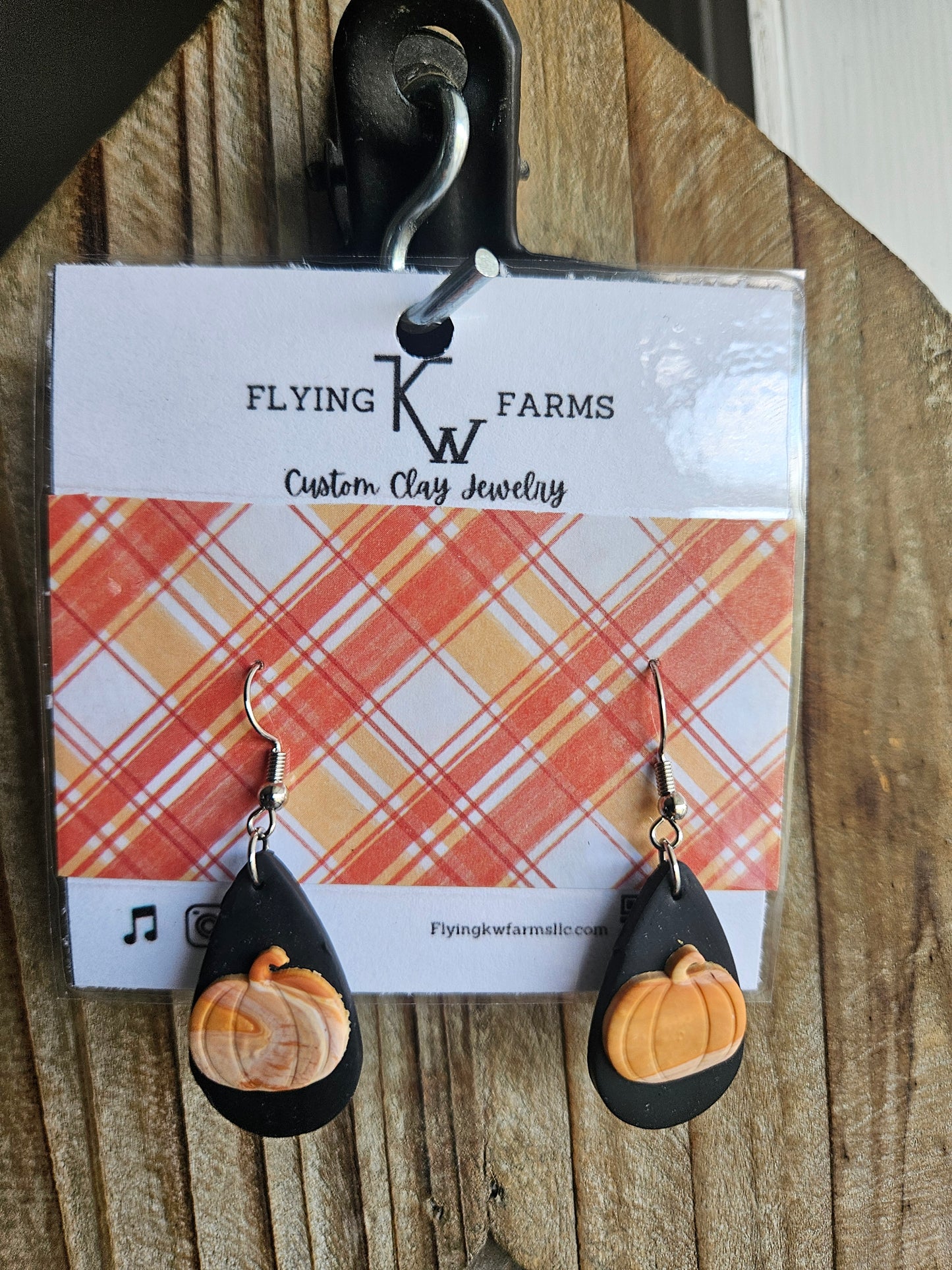 Fall Clay Earrings