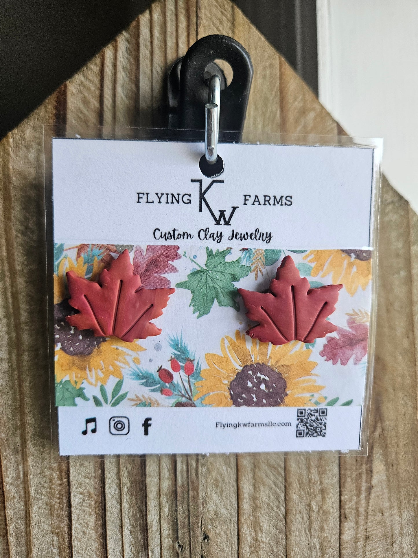 Fall Clay Earrings