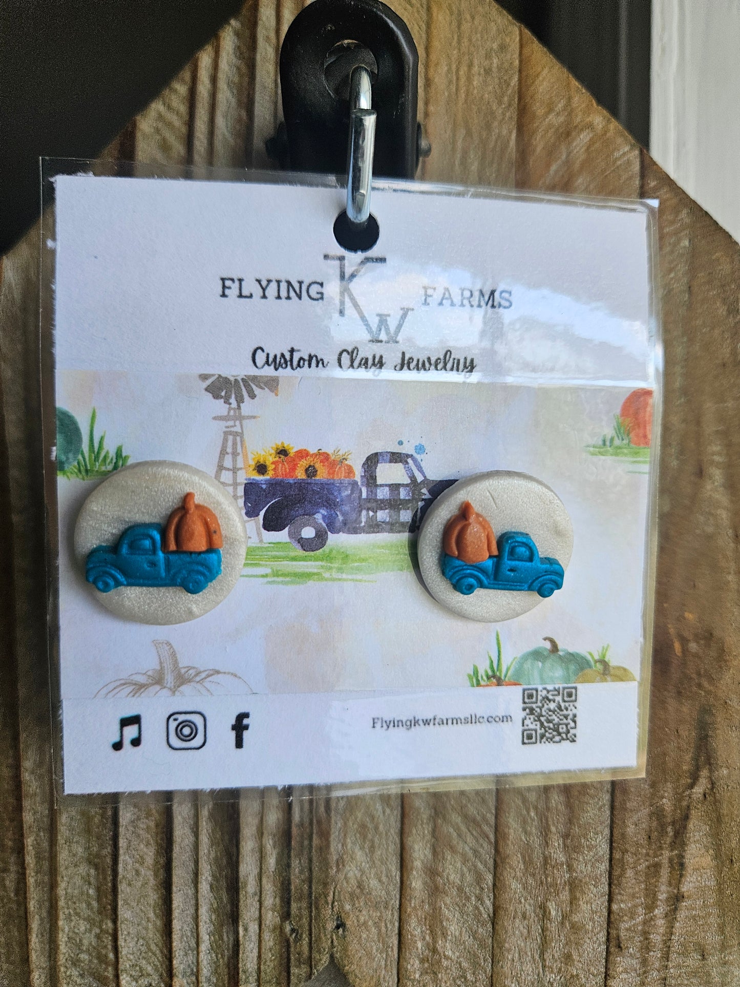 Fall Clay Earrings
