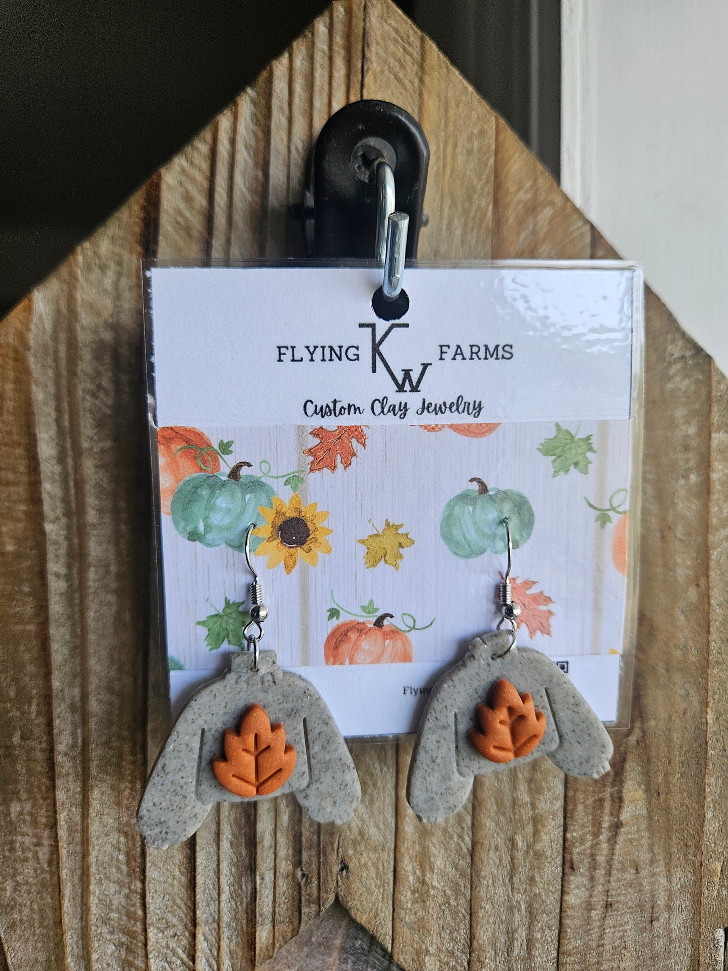 Fall Clay Earrings
