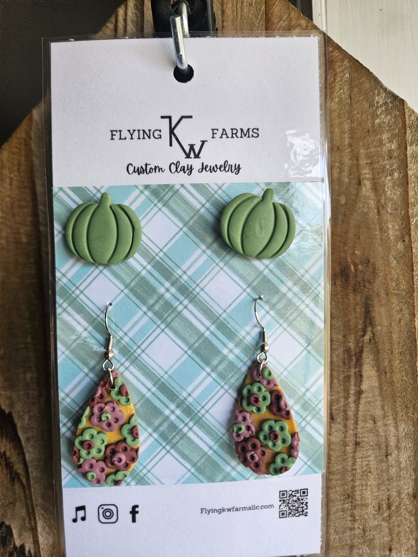 Fall Clay Earrings