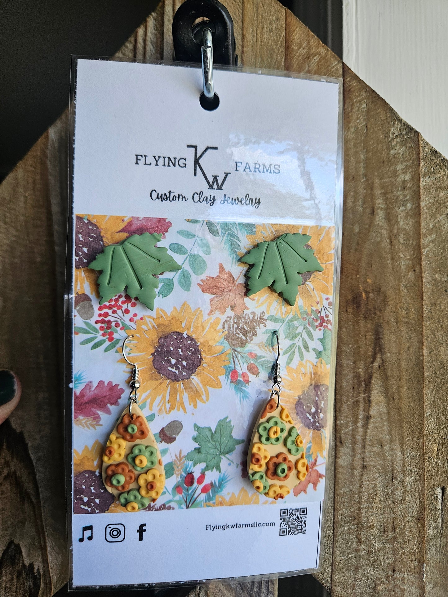 Fall Clay Earrings