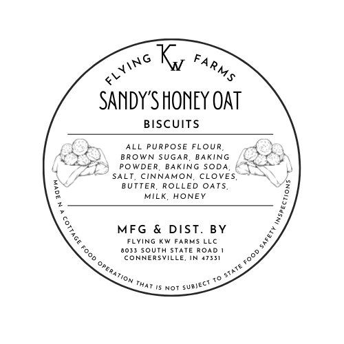Sandy's Honey Oat Biscuits