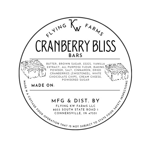 Cranberry Bliss Bars