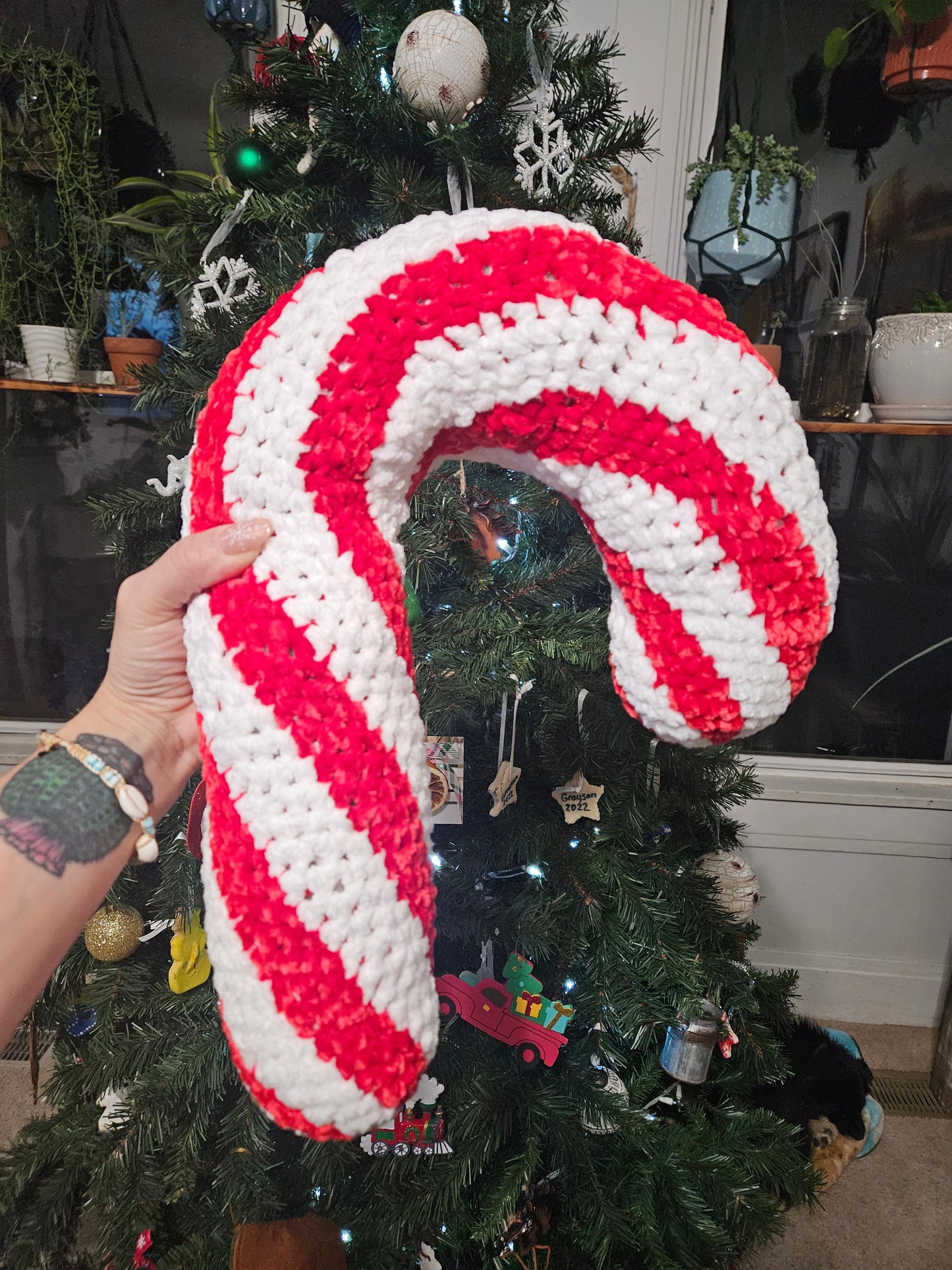 Candy Cane Pillow