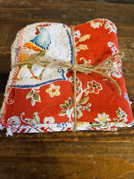 Zero Waste Rooster Hand Towels