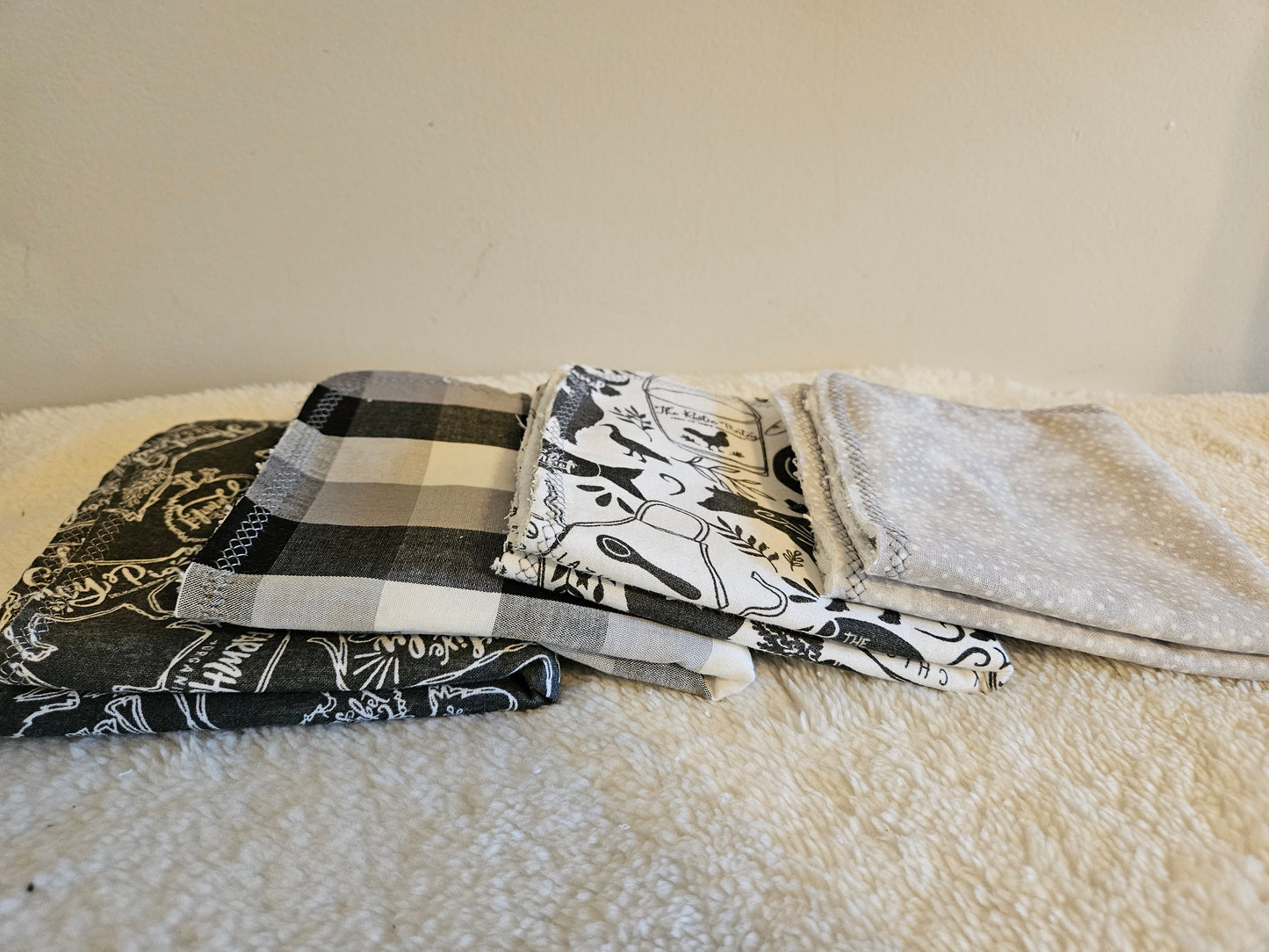 Zero Waste Grey Farmhouse Hand Towels