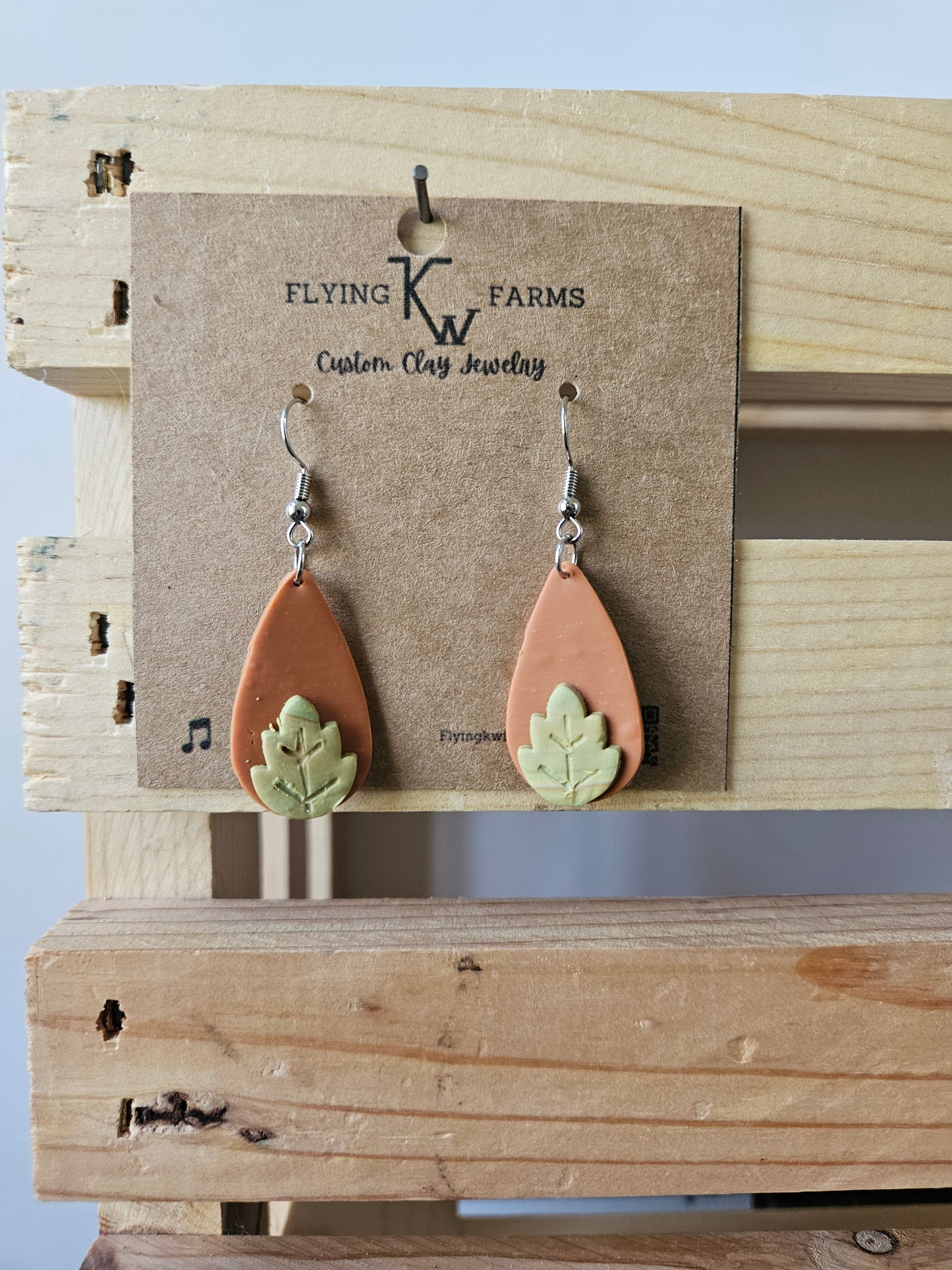 Fall Clay Earrings