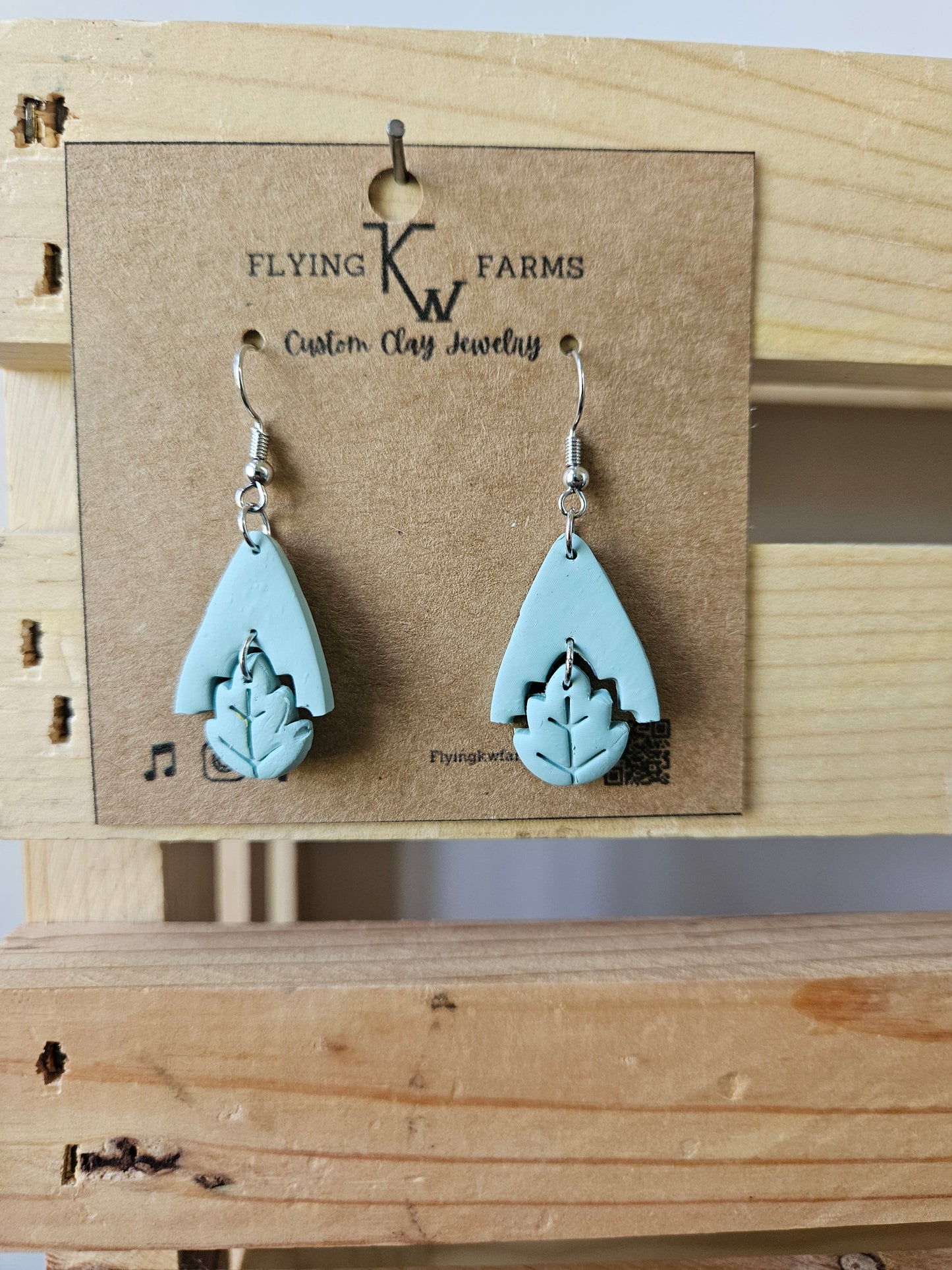 Fall Clay Earrings
