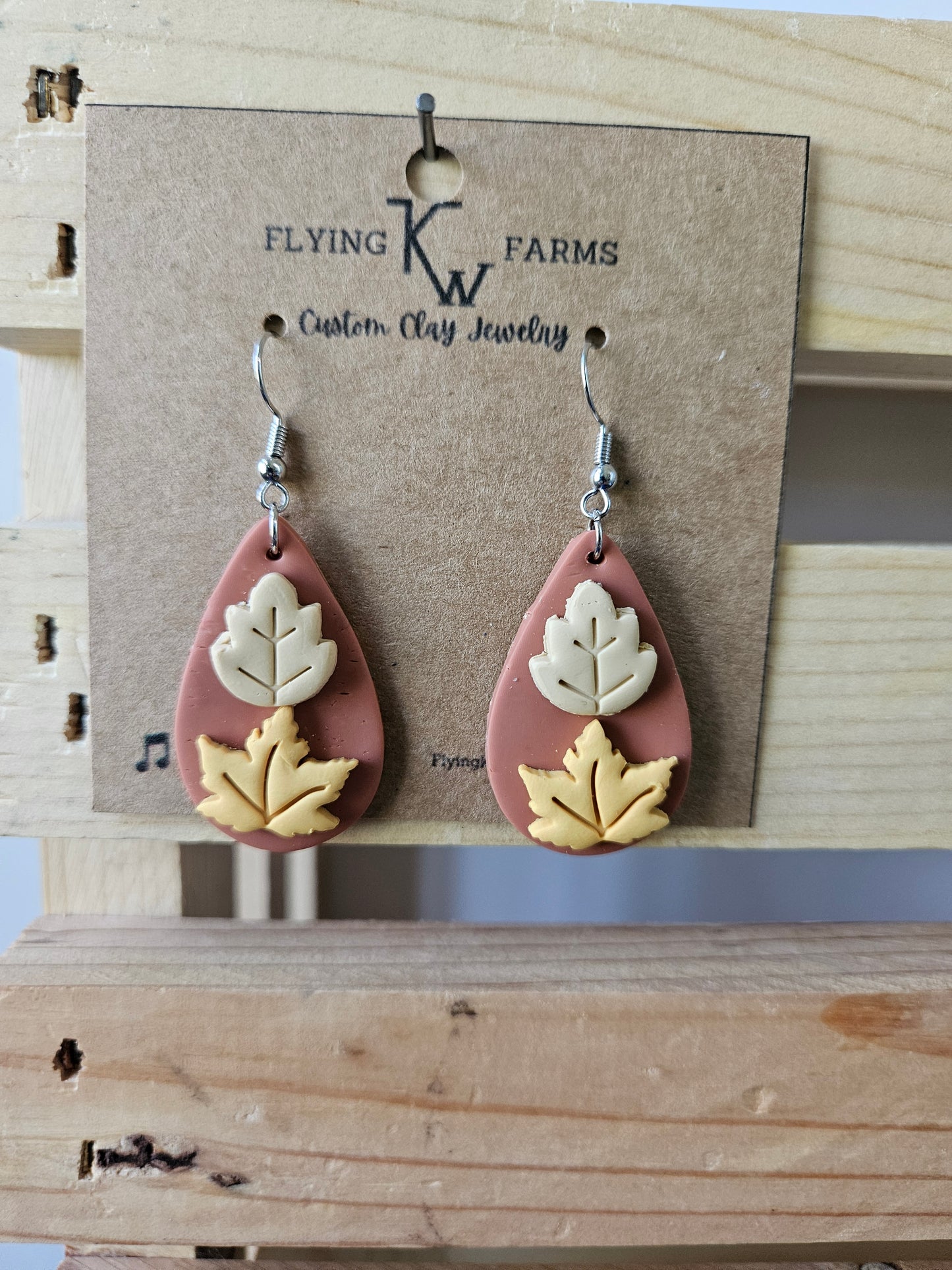Fall Clay Earrings