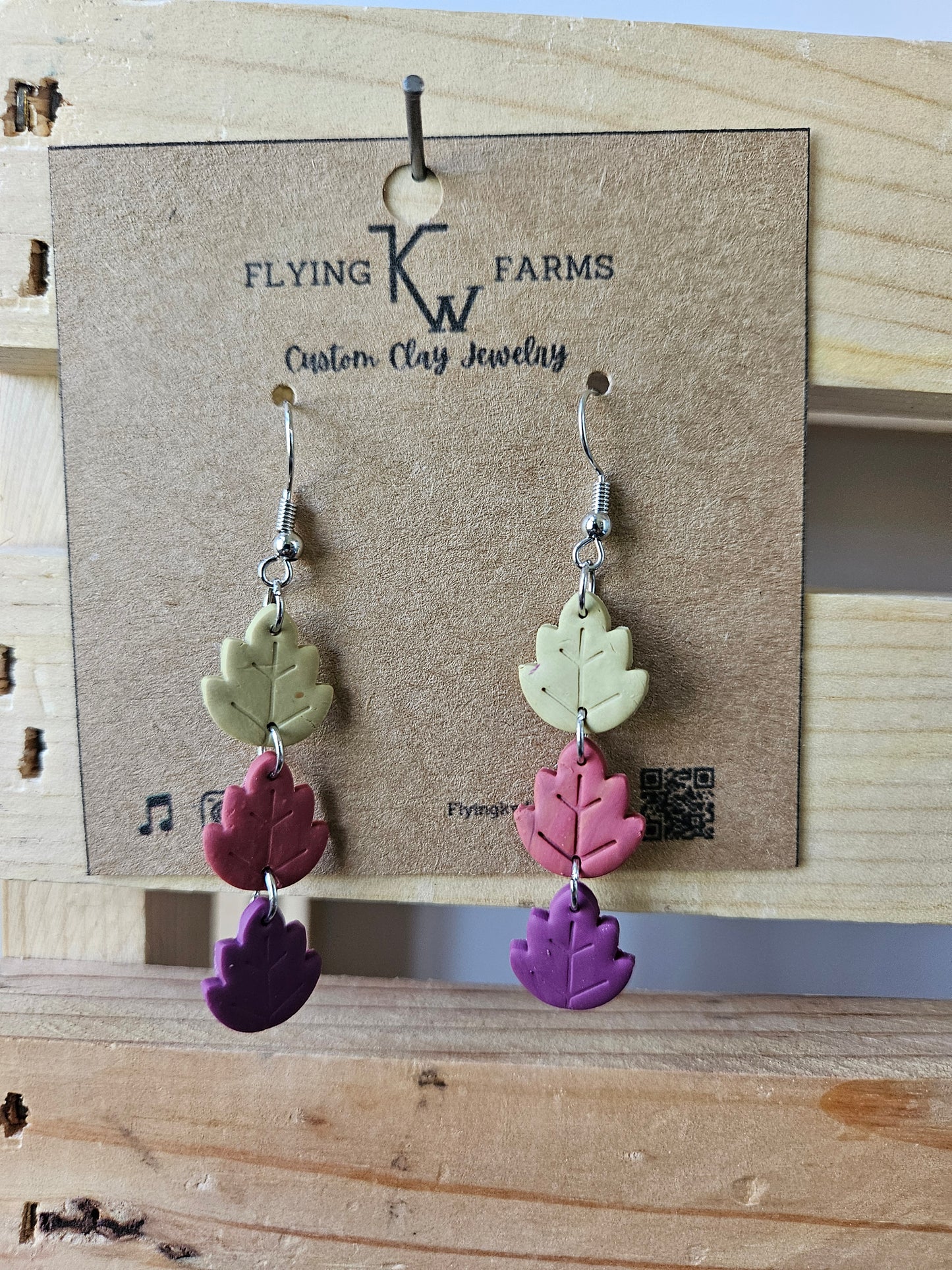Fall Clay Earrings