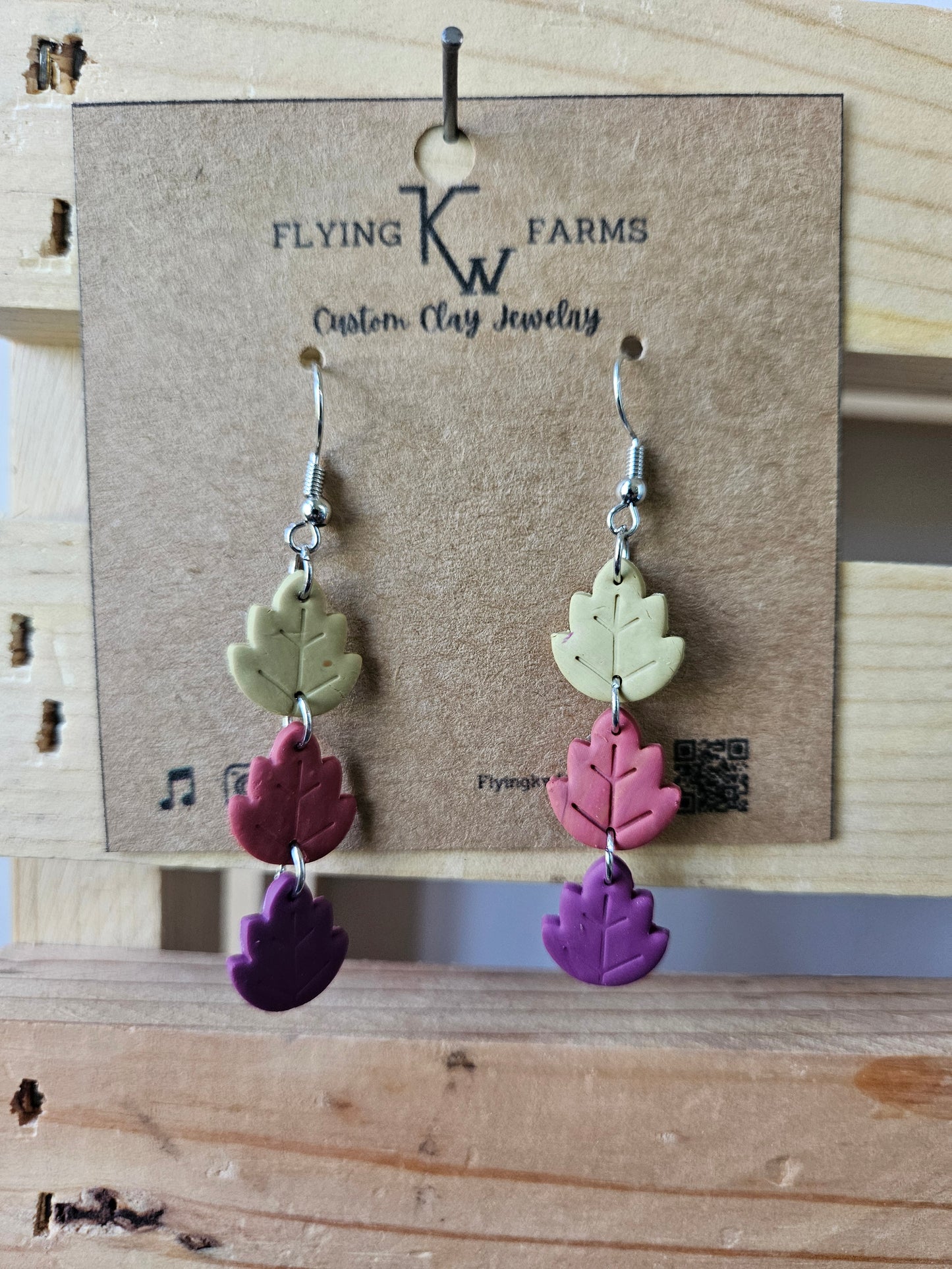 Fall Clay Earrings