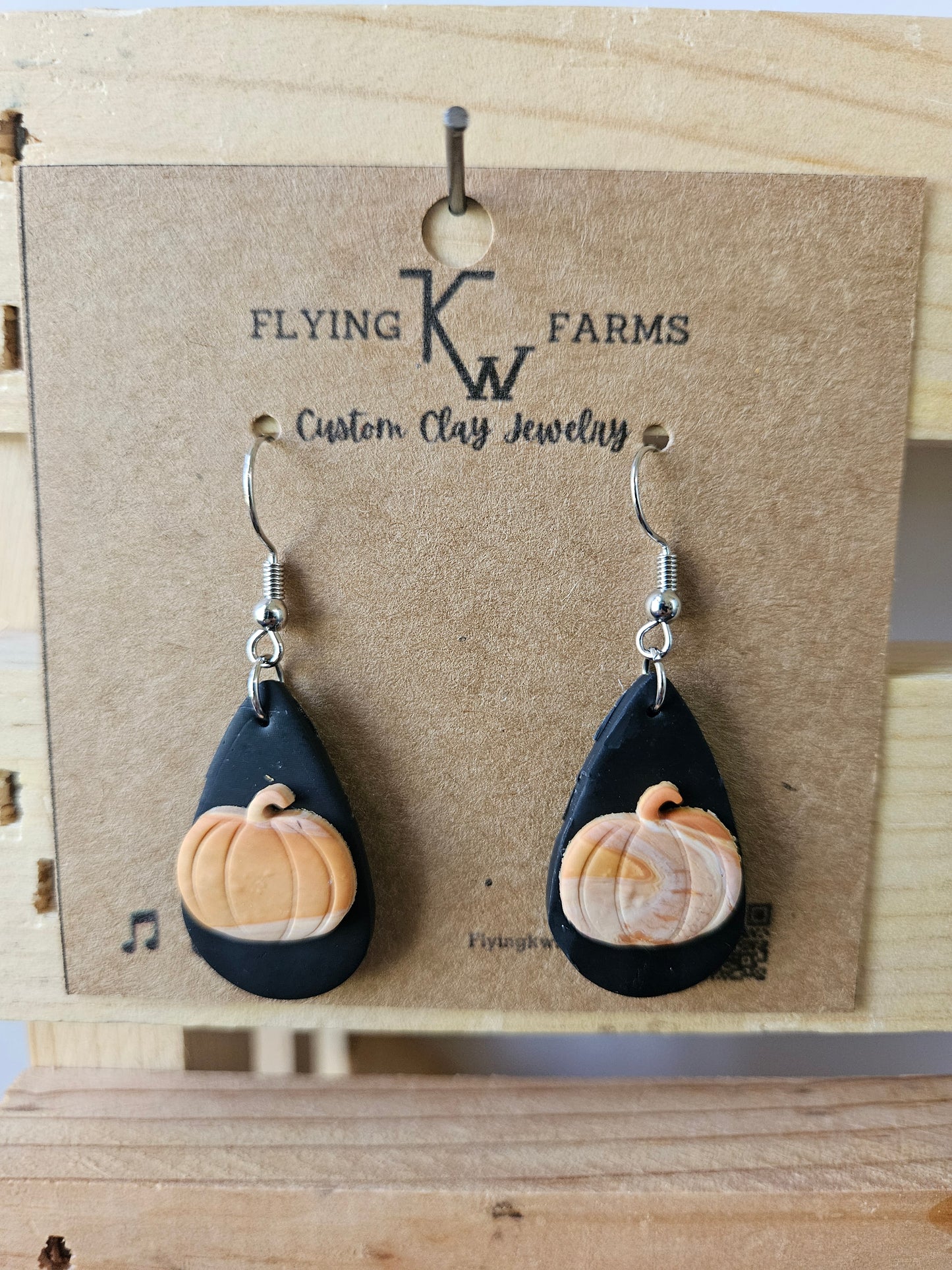 Fall Clay Earrings