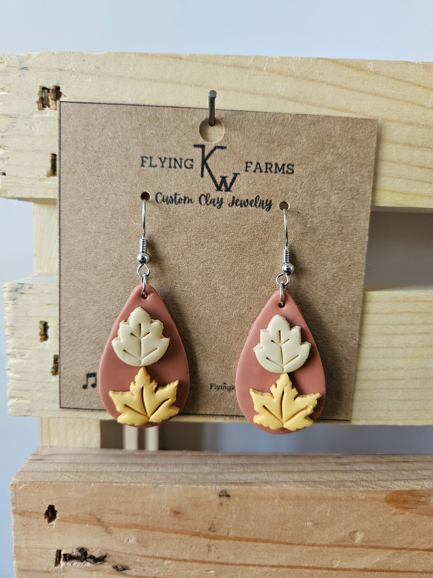 Fall Clay Earrings