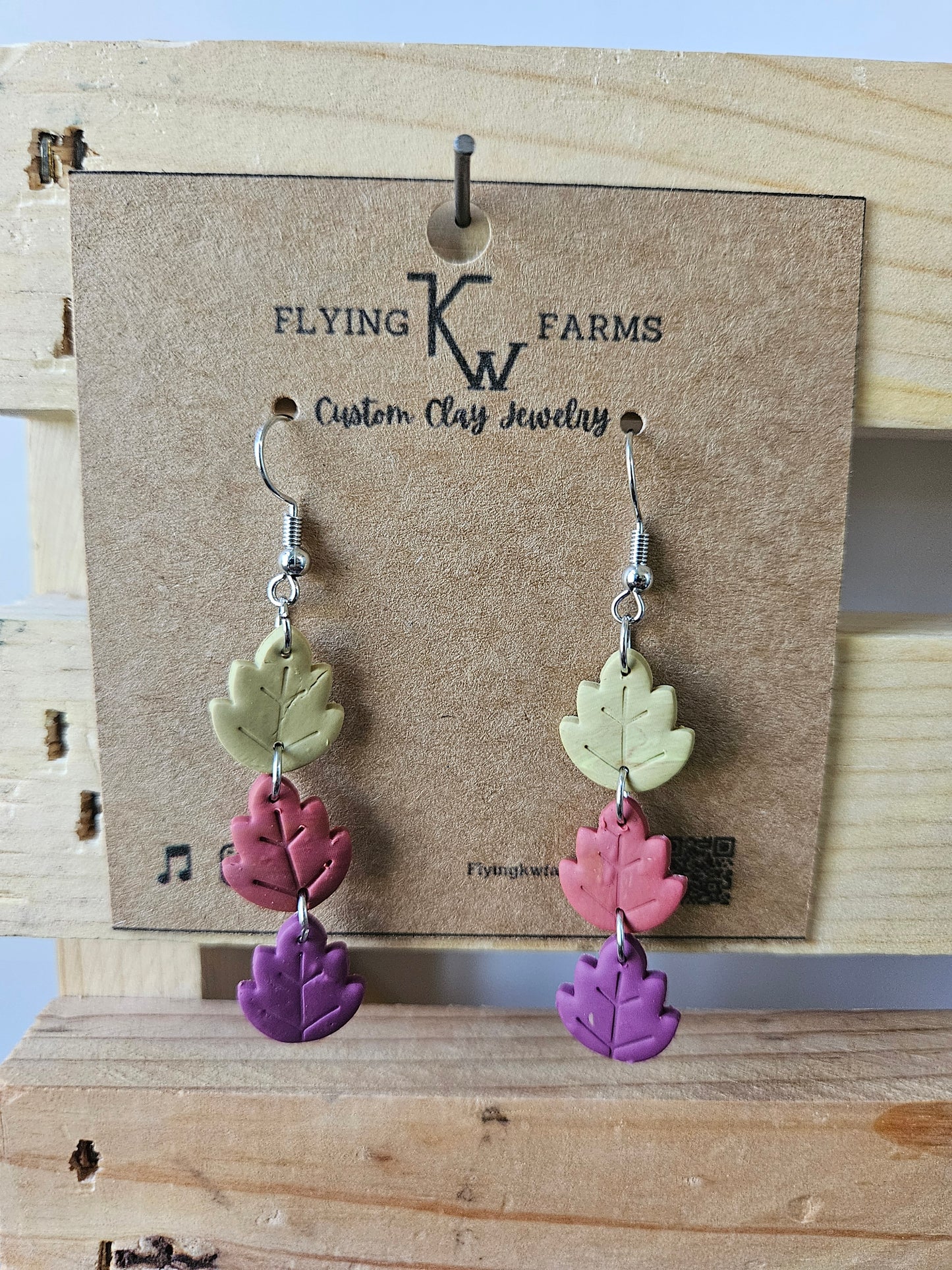 Fall Clay Earrings