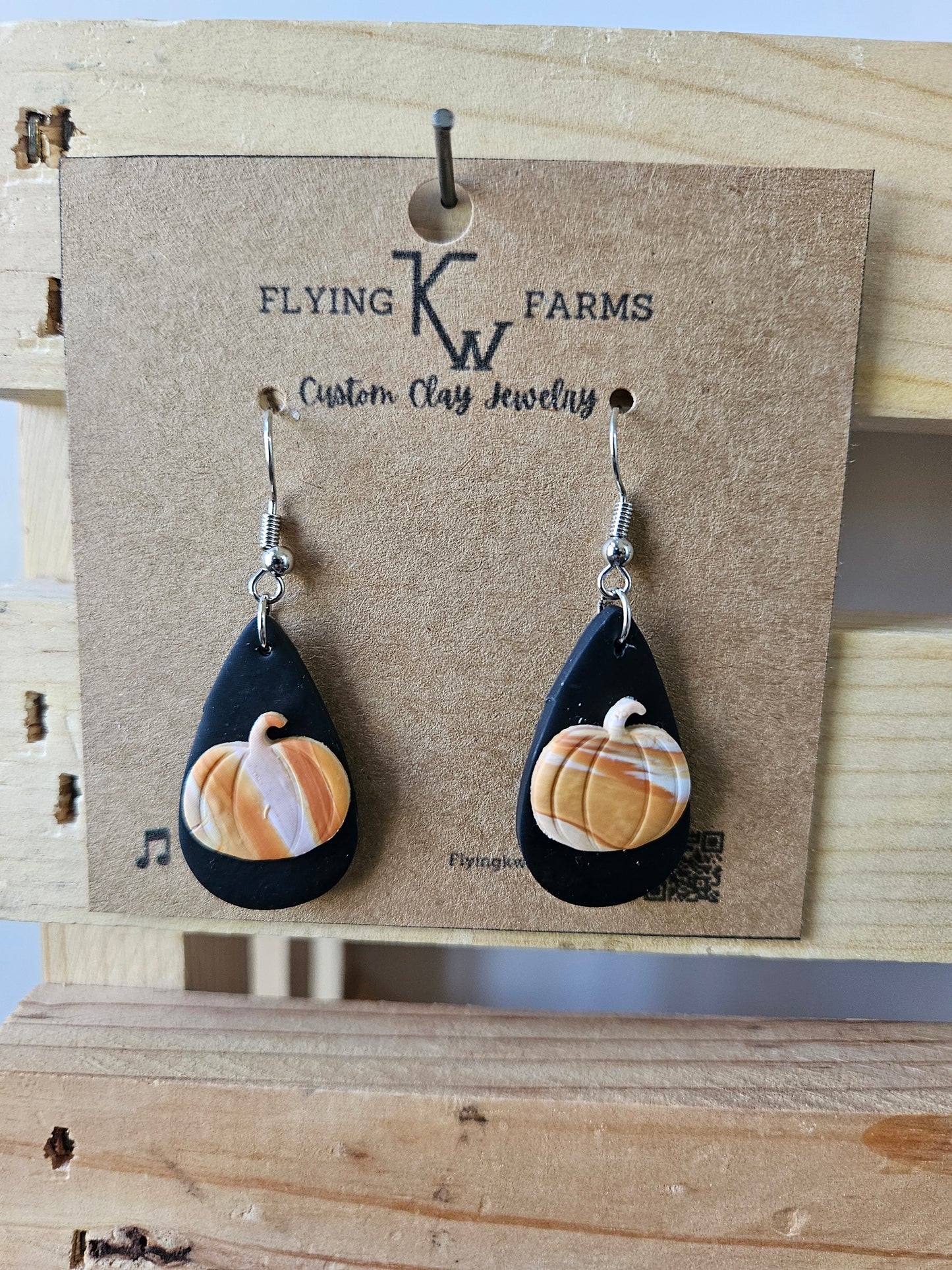 Fall Clay Earrings