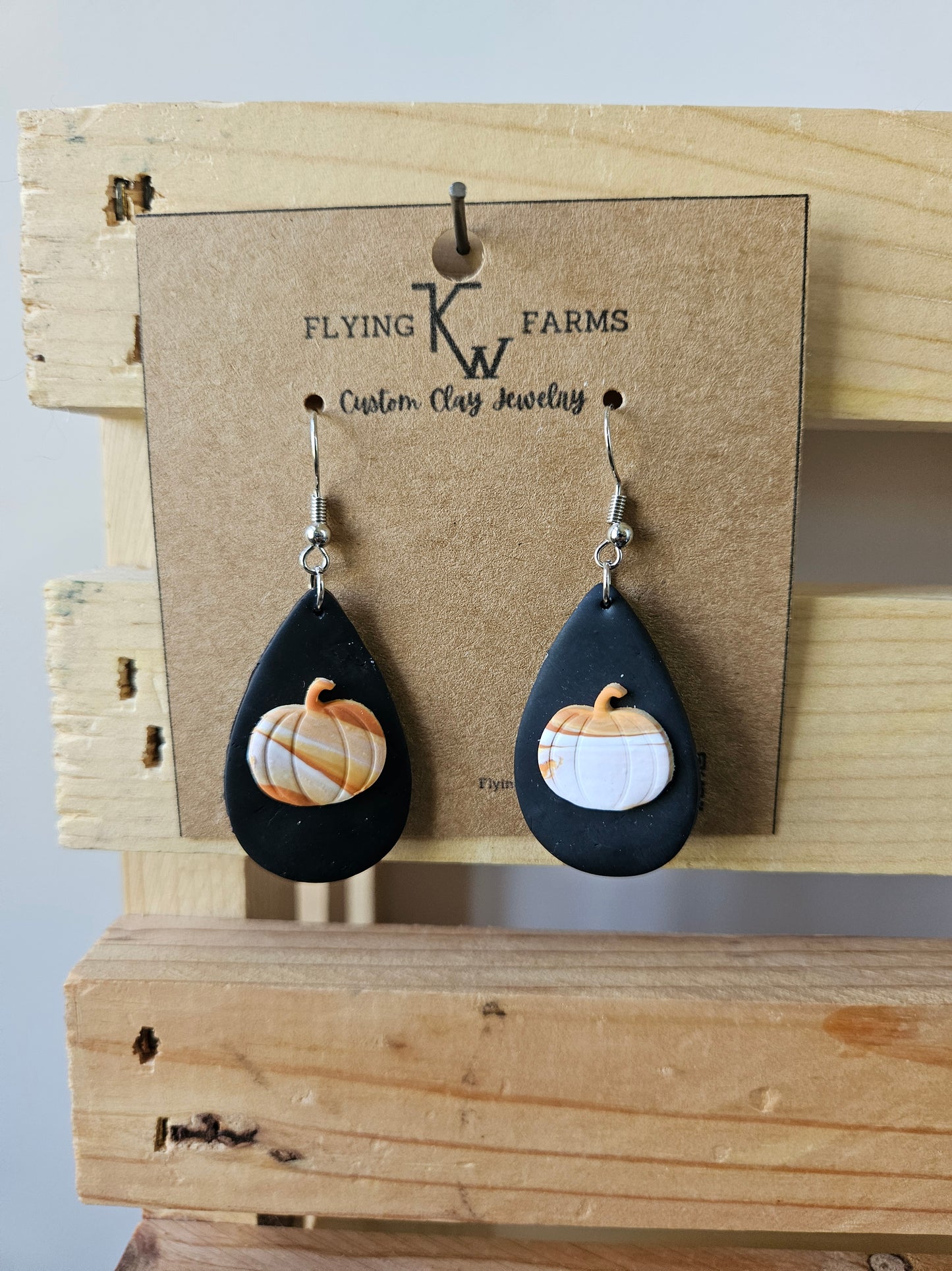 Fall Clay Earrings