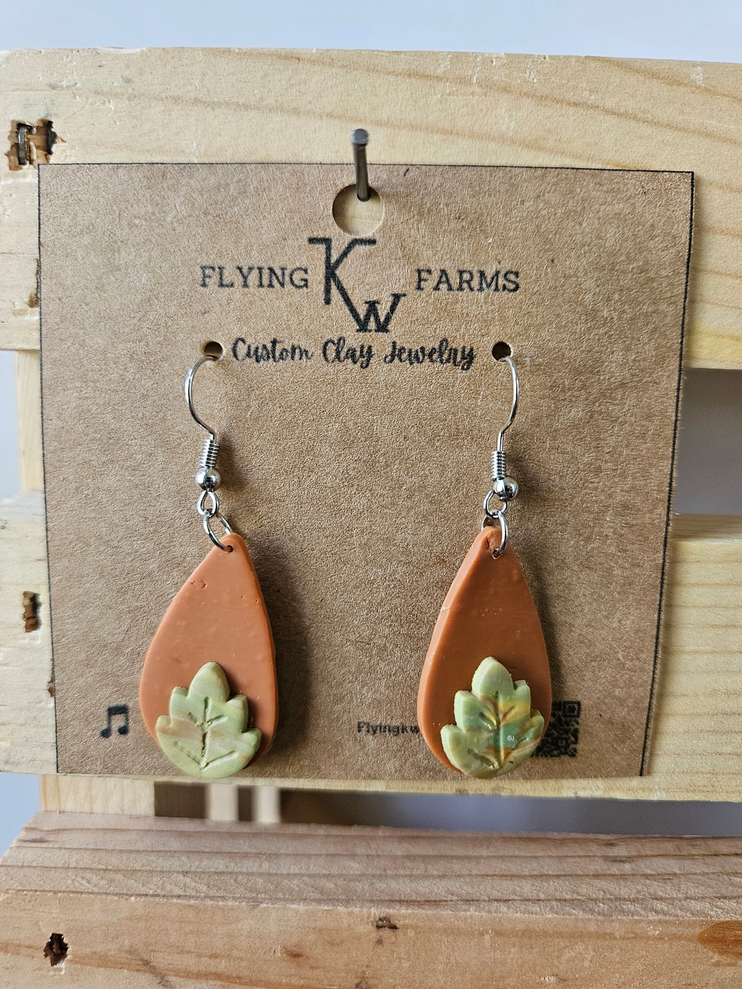 Fall Clay Earrings