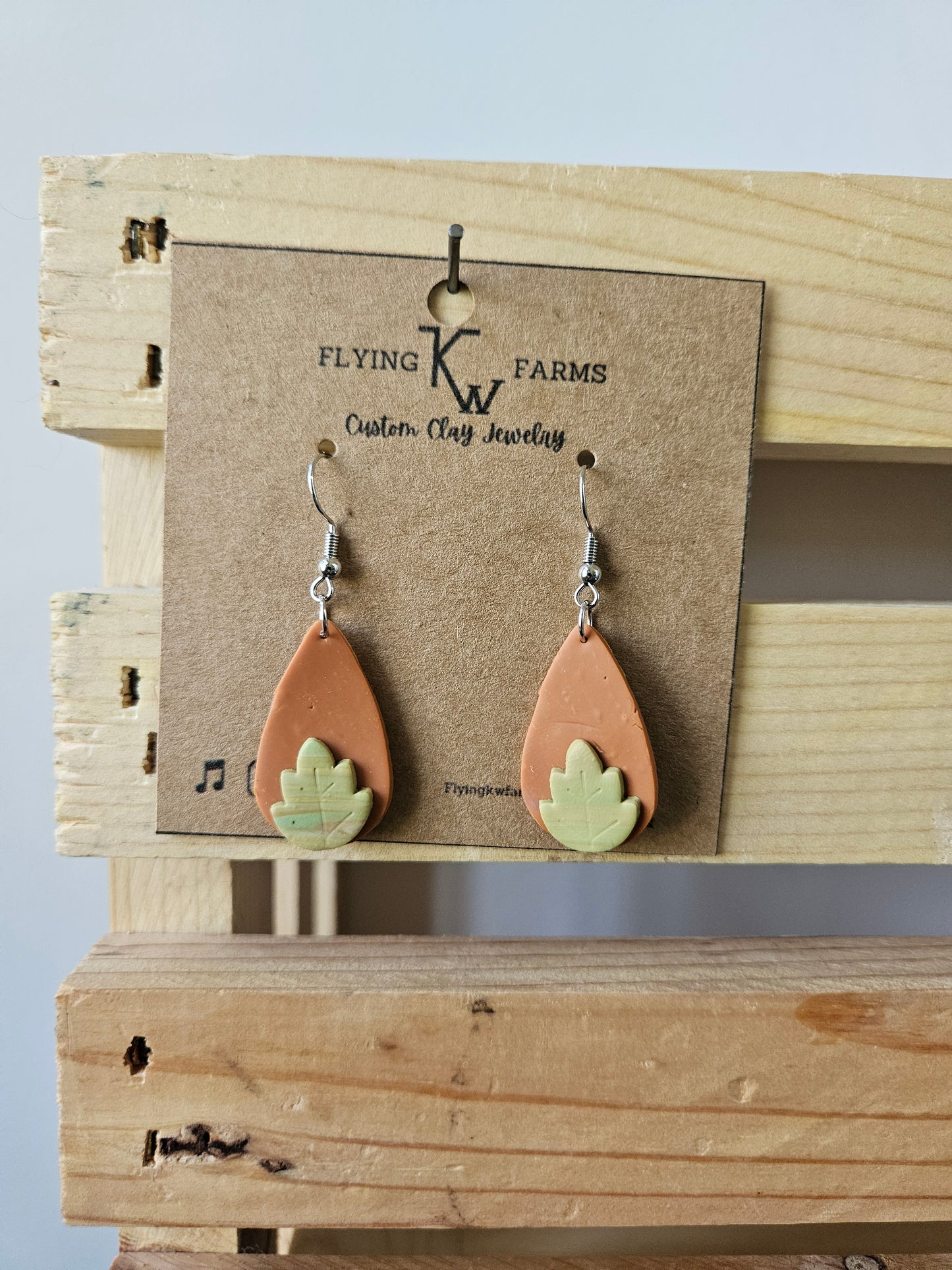 Fall Clay Earrings