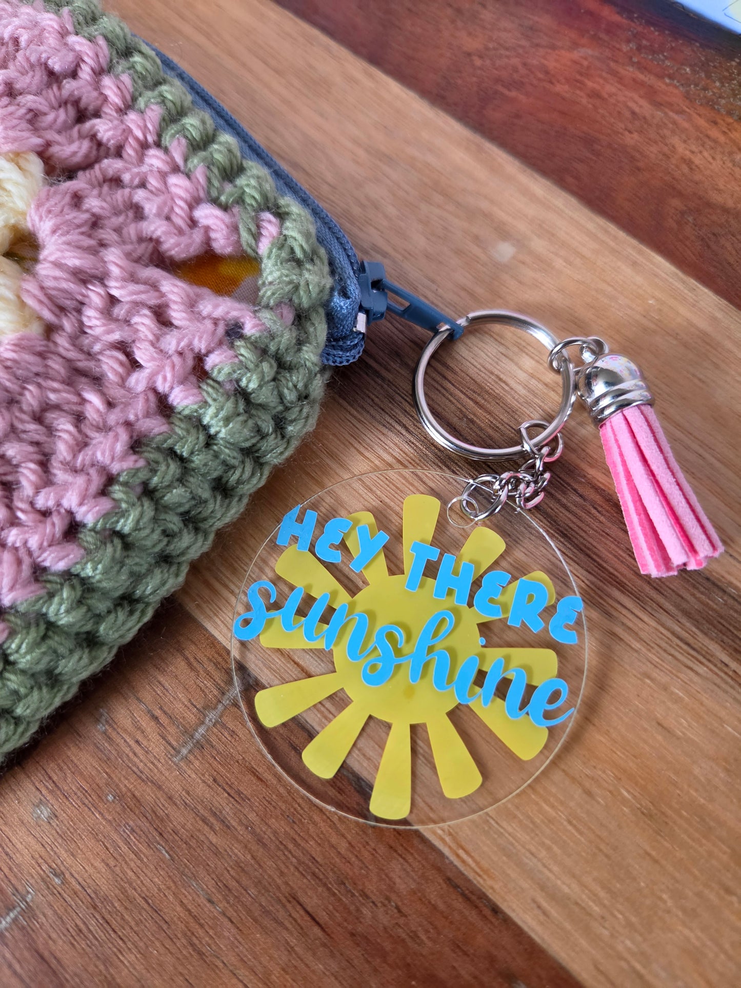 Granny Square Zipper Pouch