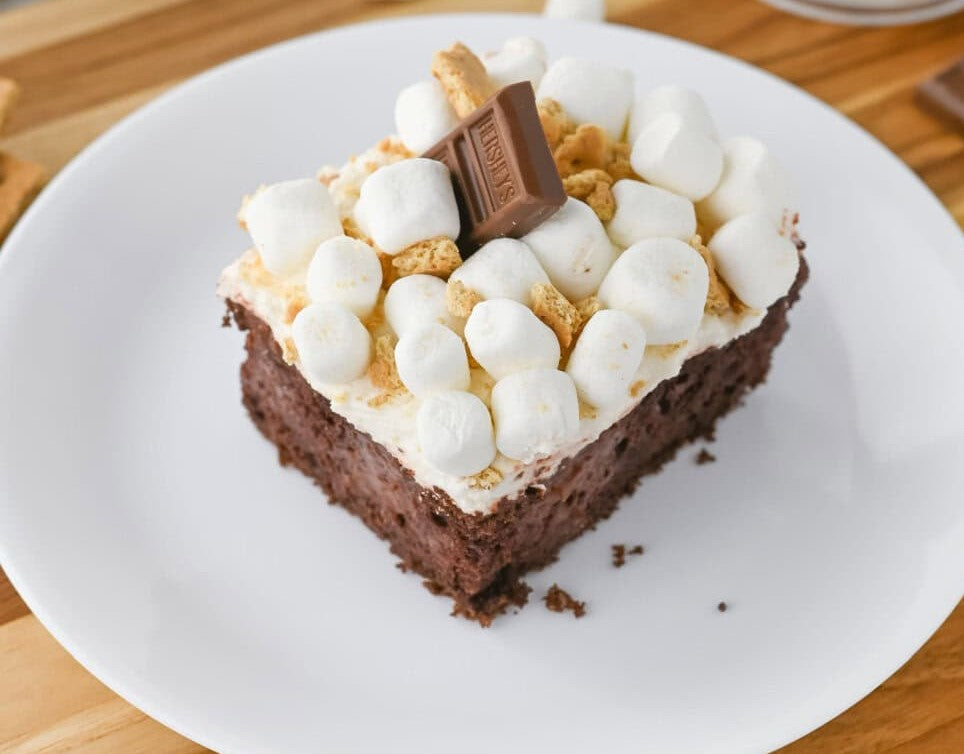S'mores Poke Cake
