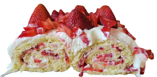 Strawberry Shortcake Cake Roll