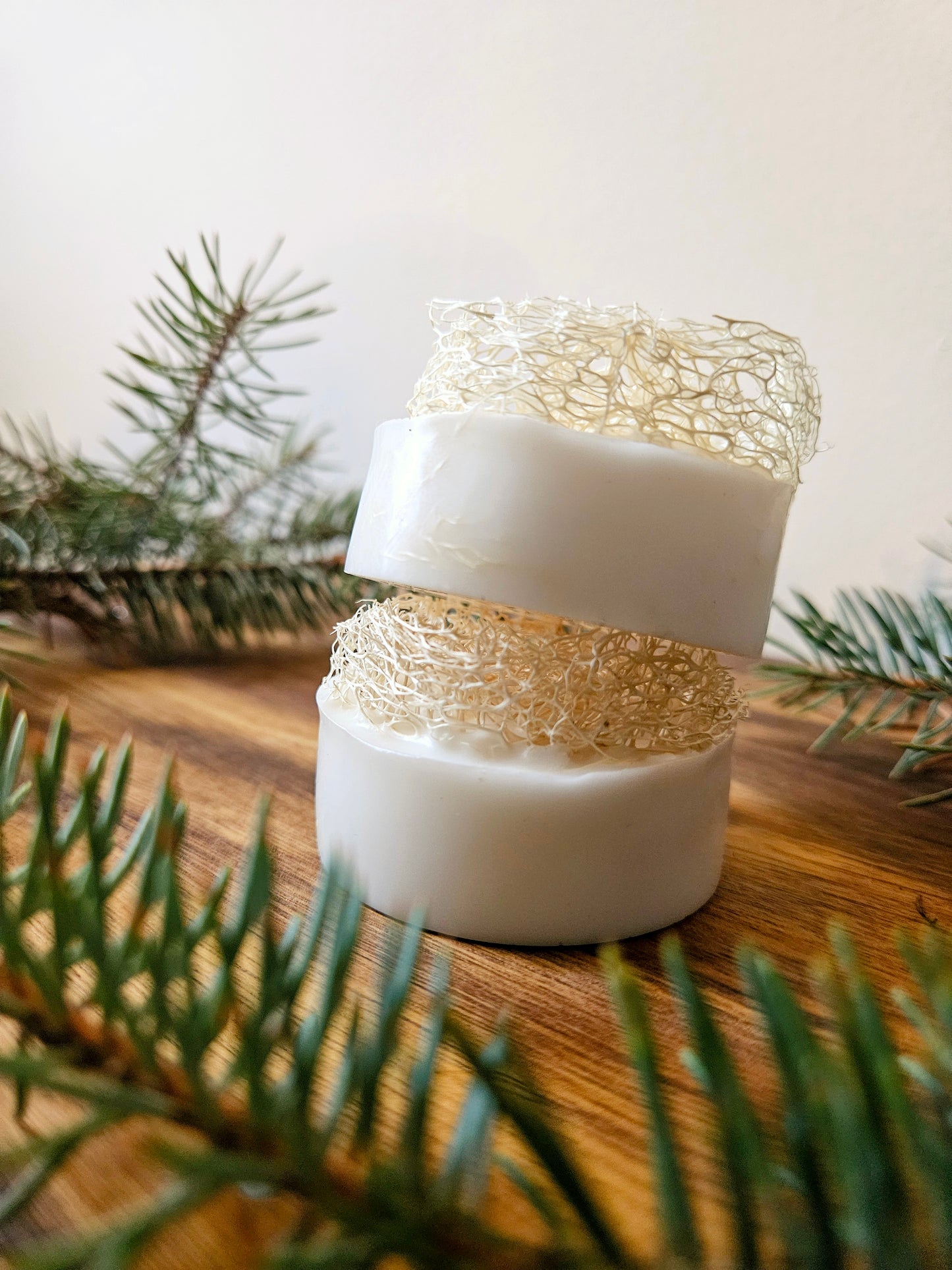 Goats Milk Soap with Loofahs