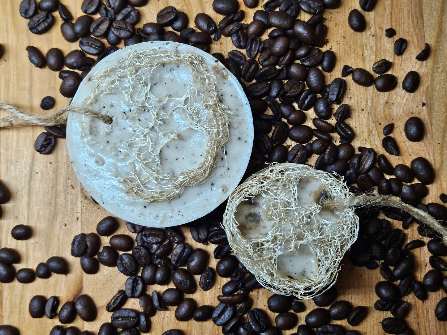 Goats Milk Soap with Loofahs