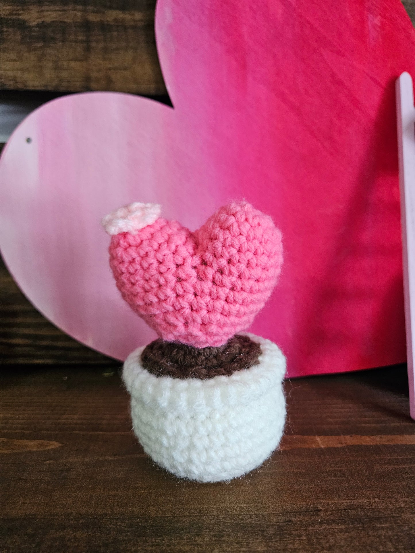 Crochet Cactus Hearts