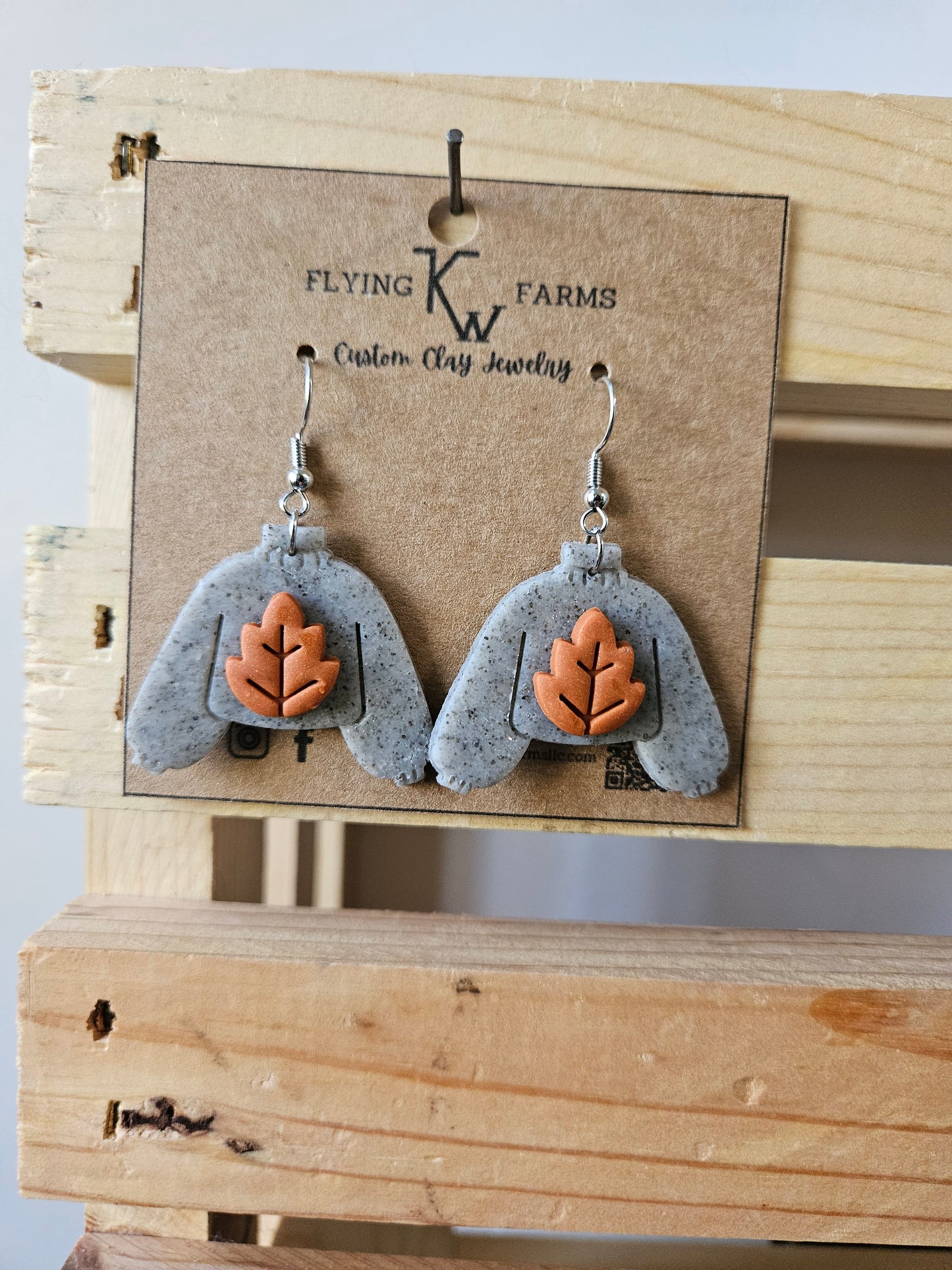 Fall Clay Earrings