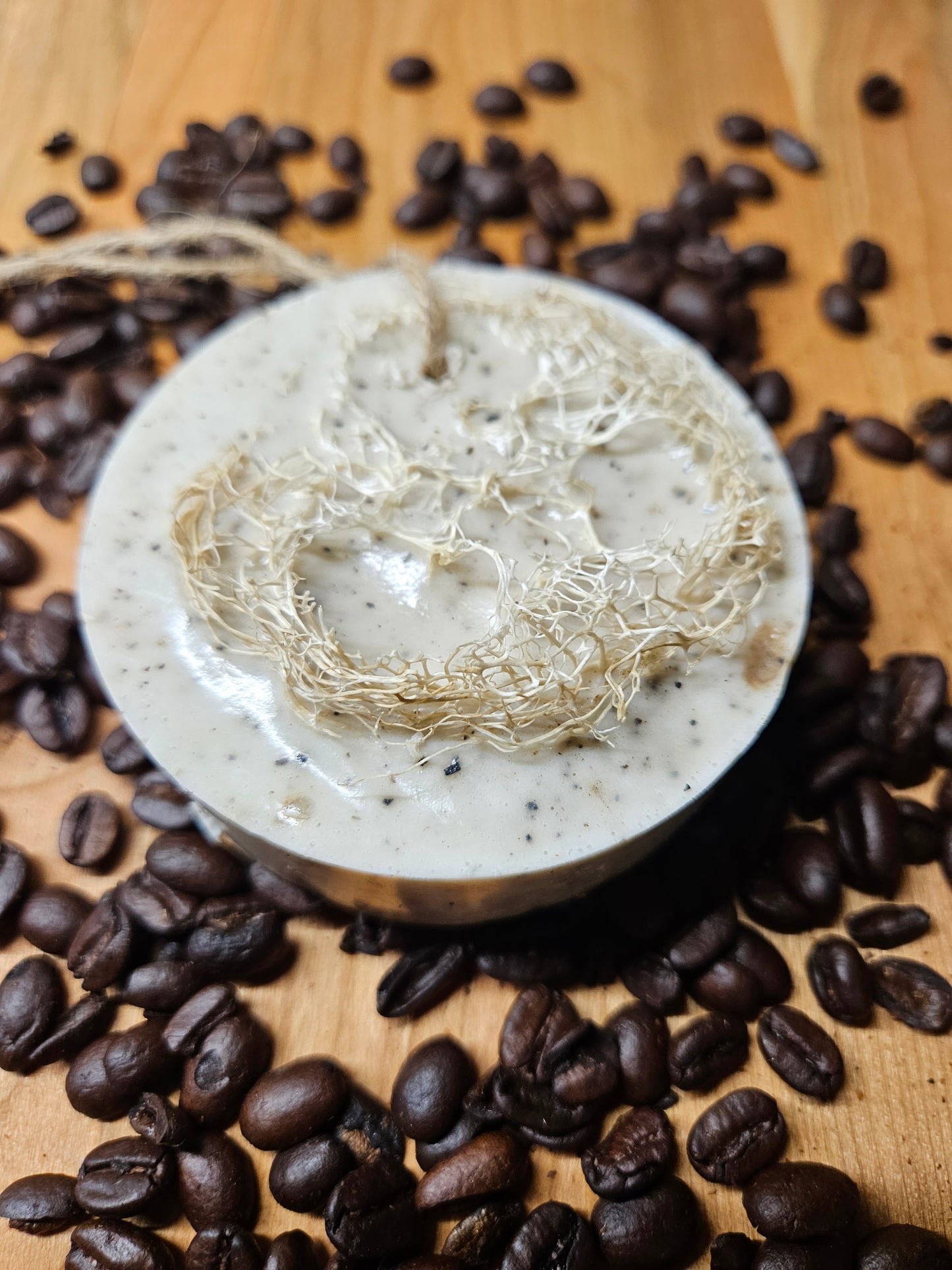 Goats Milk Soap with Loofahs
