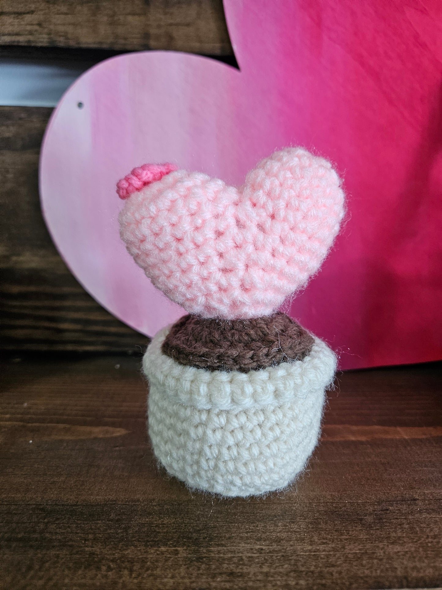 Crochet Cactus Hearts