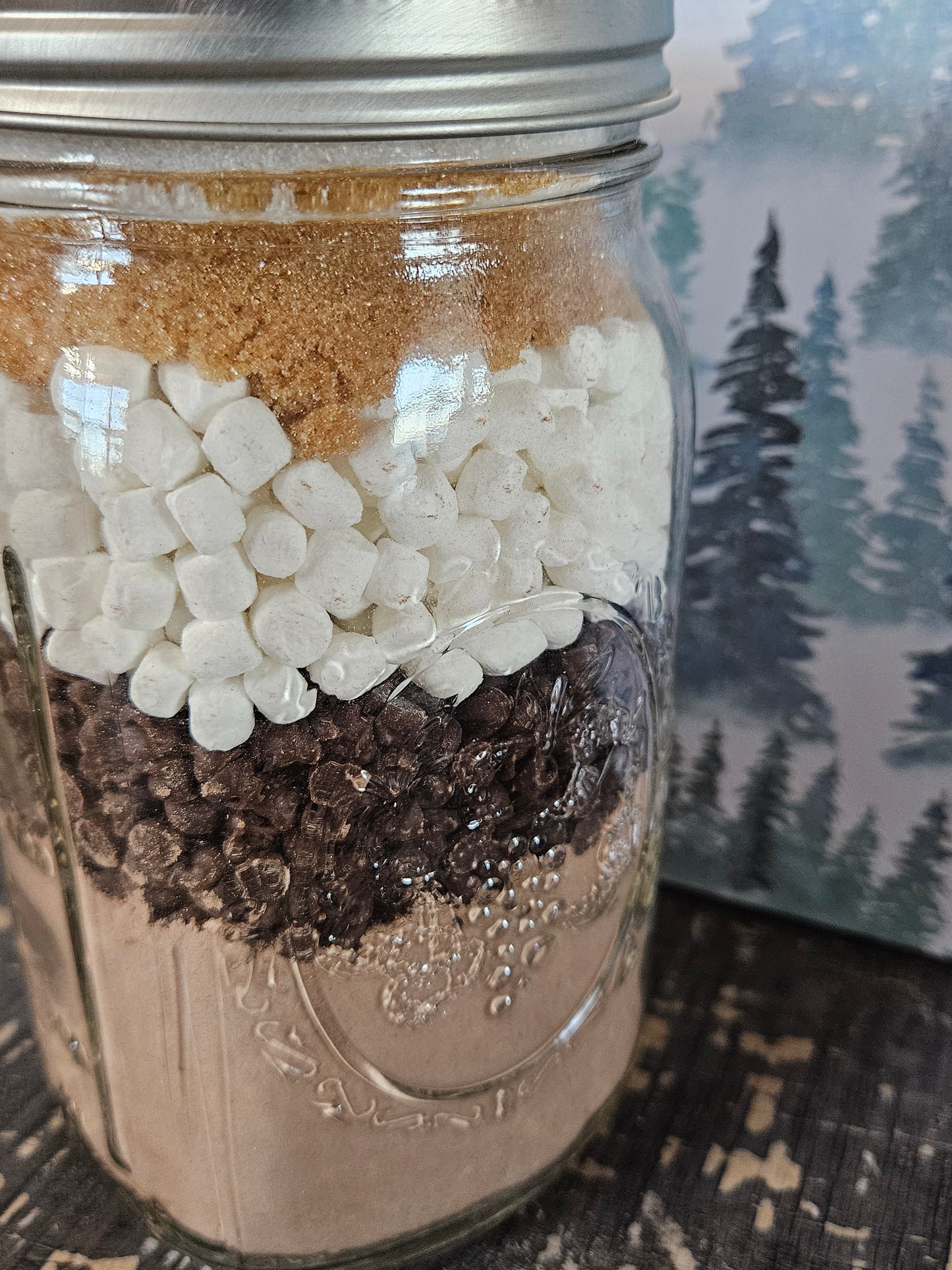 Hot Chocolate Cookies in a Jar
