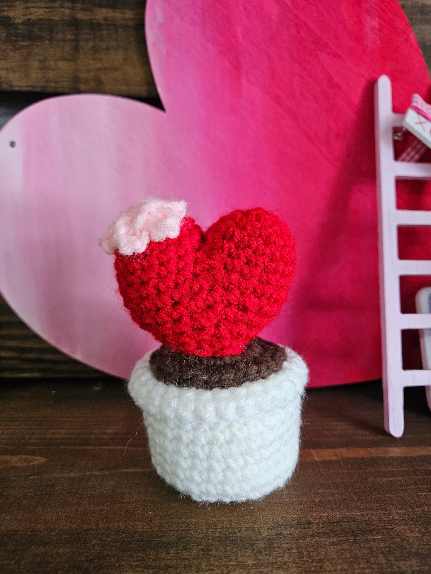 Crochet Cactus Hearts