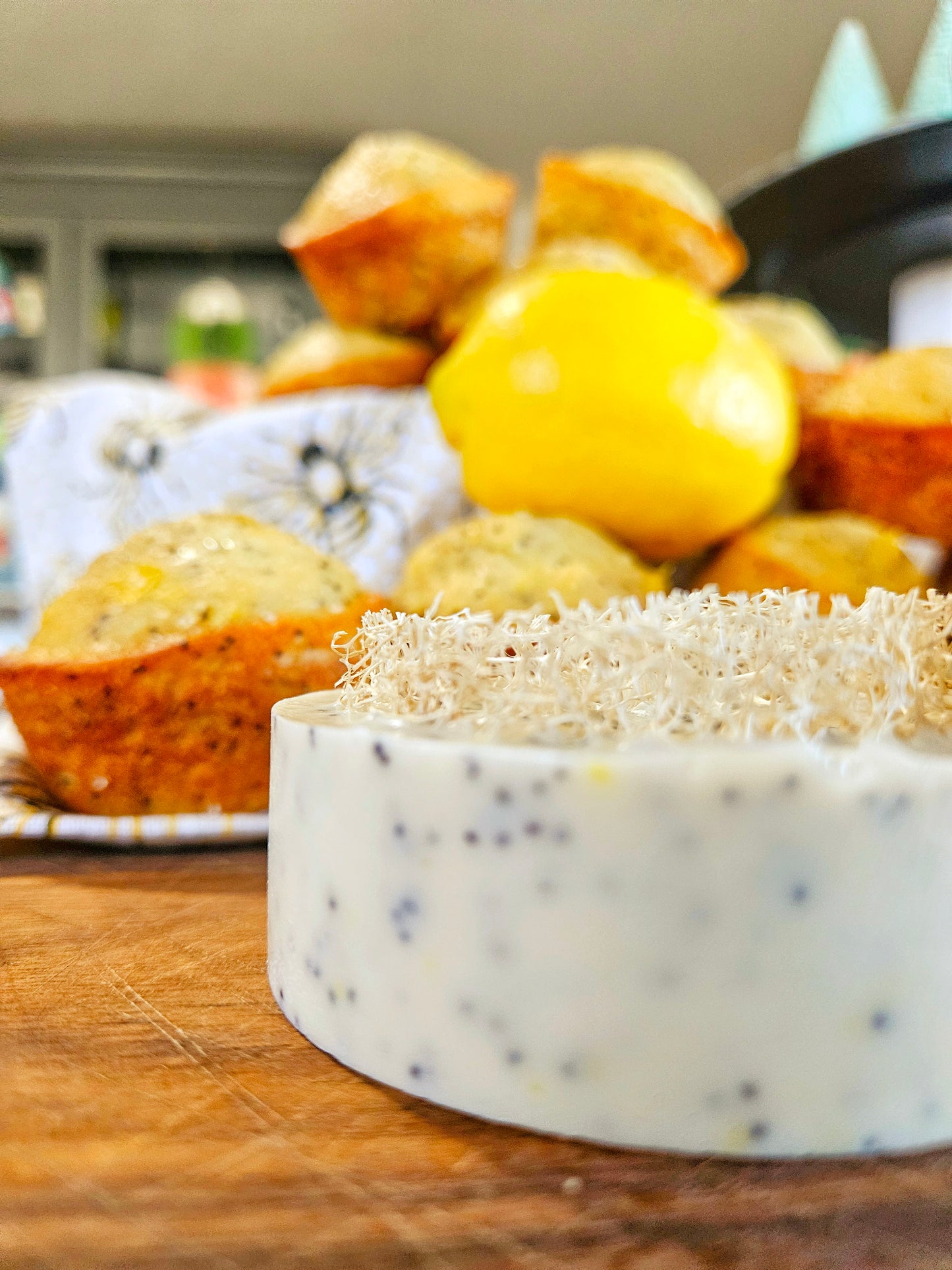 Goats Milk Soap with Loofahs