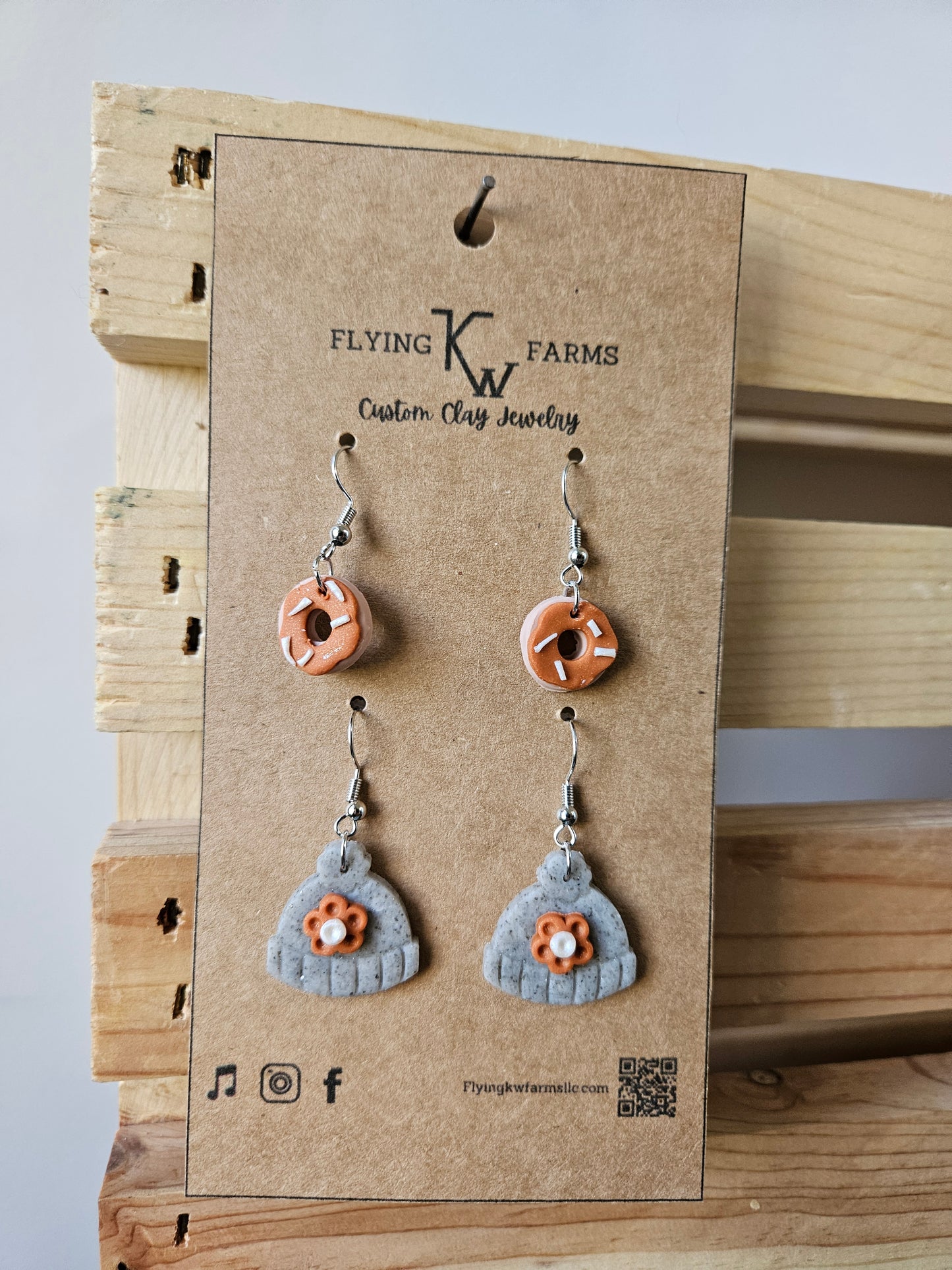 Fall Clay Earrings