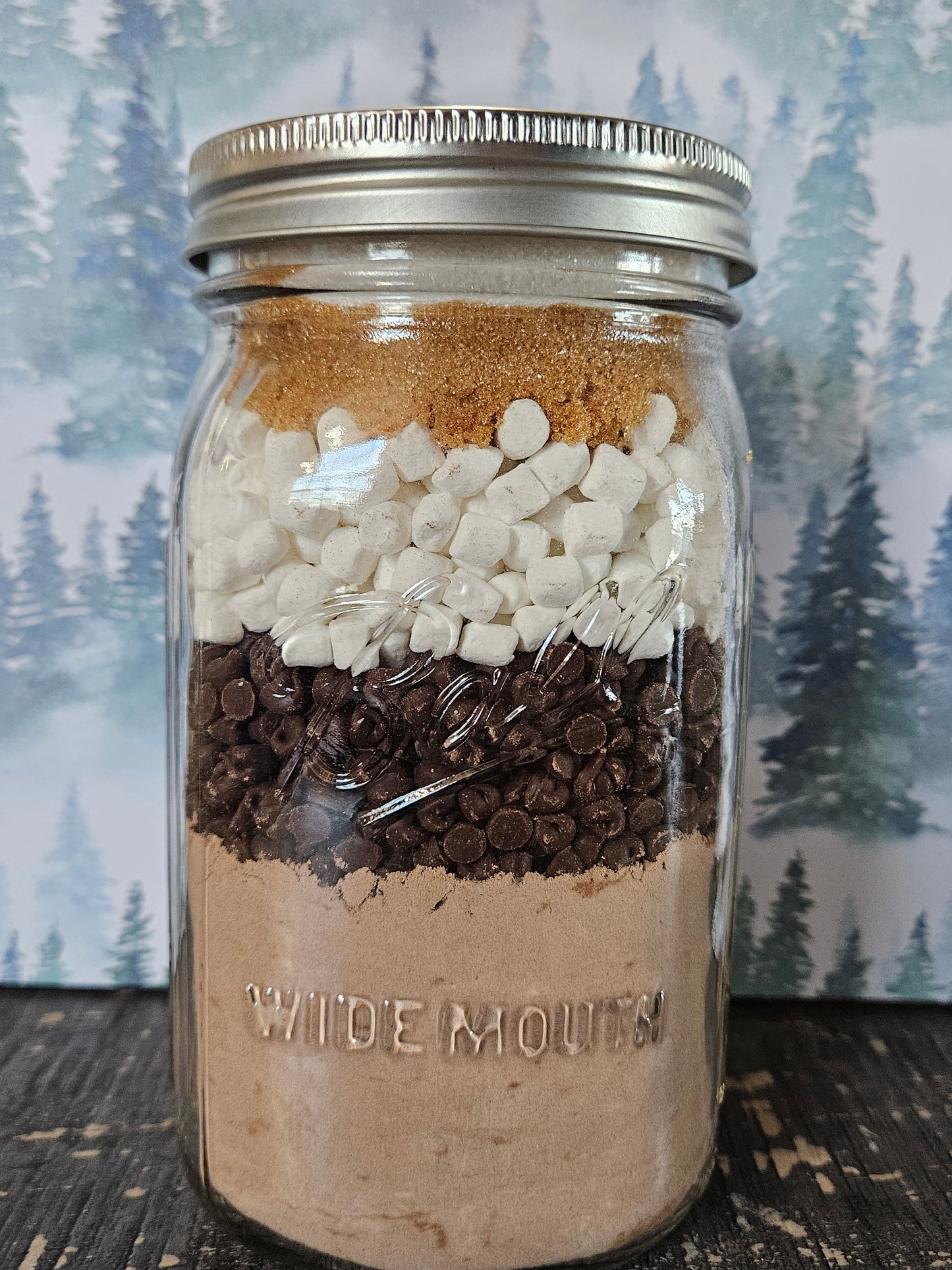 Hot Chocolate Cookies in a Jar