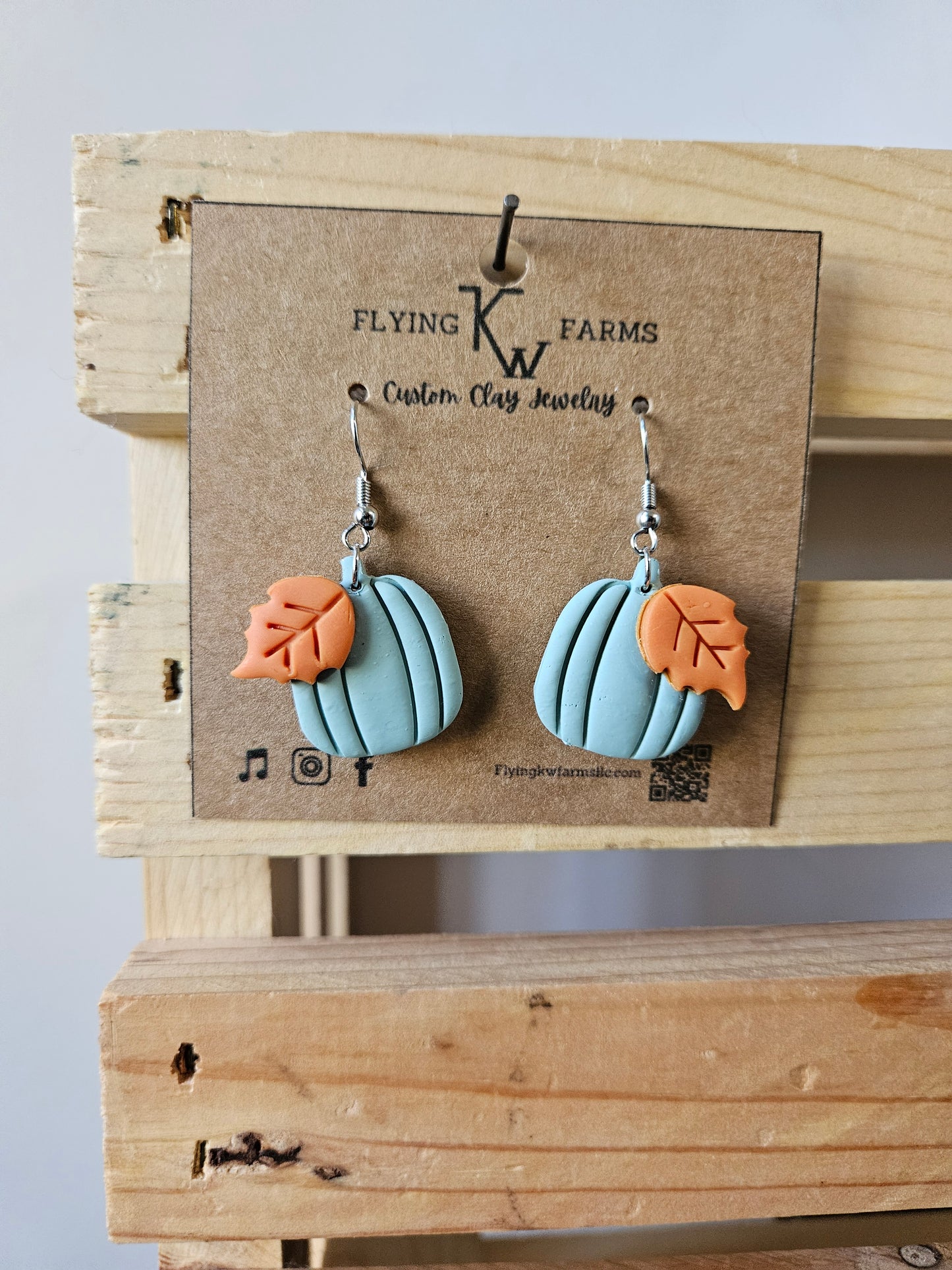 Fall Clay Earrings